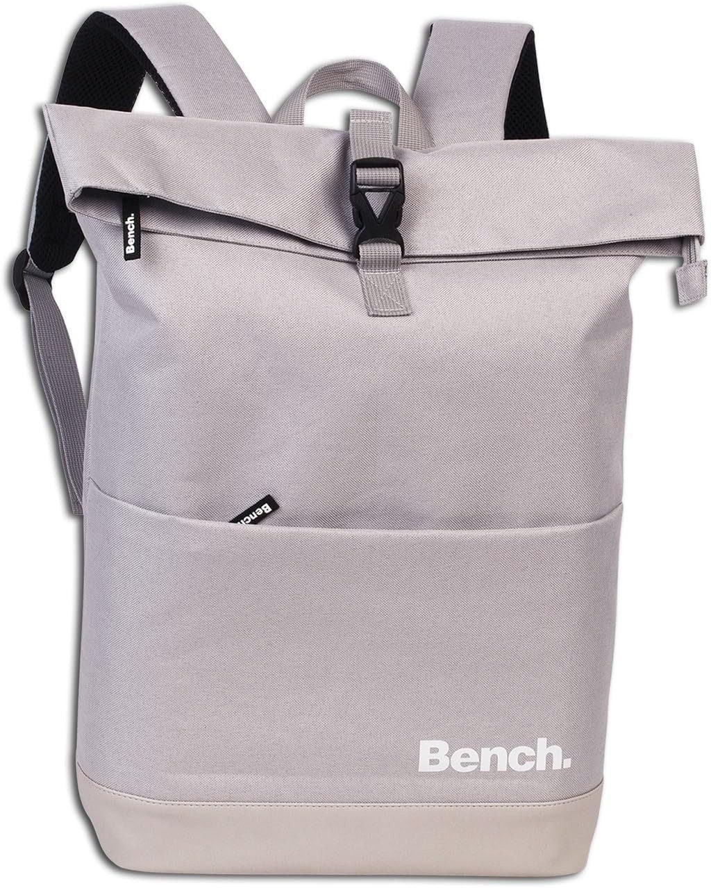 Bench. Freizeitrucksack Rucksack Roll-Top CLASSIC Steingrau (1 Stück), Frei günstig online kaufen