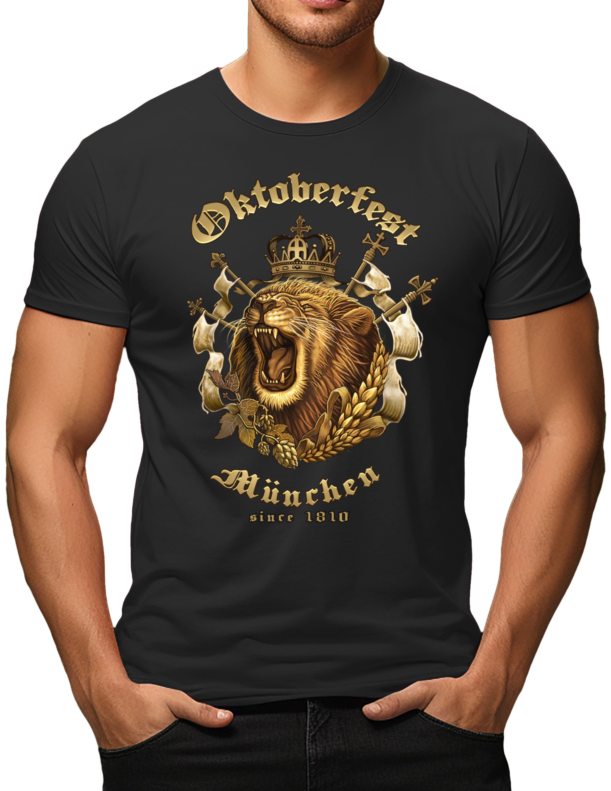 Trachtenshirt Oktoberfest München - offiziell lizenziert durch die LHS