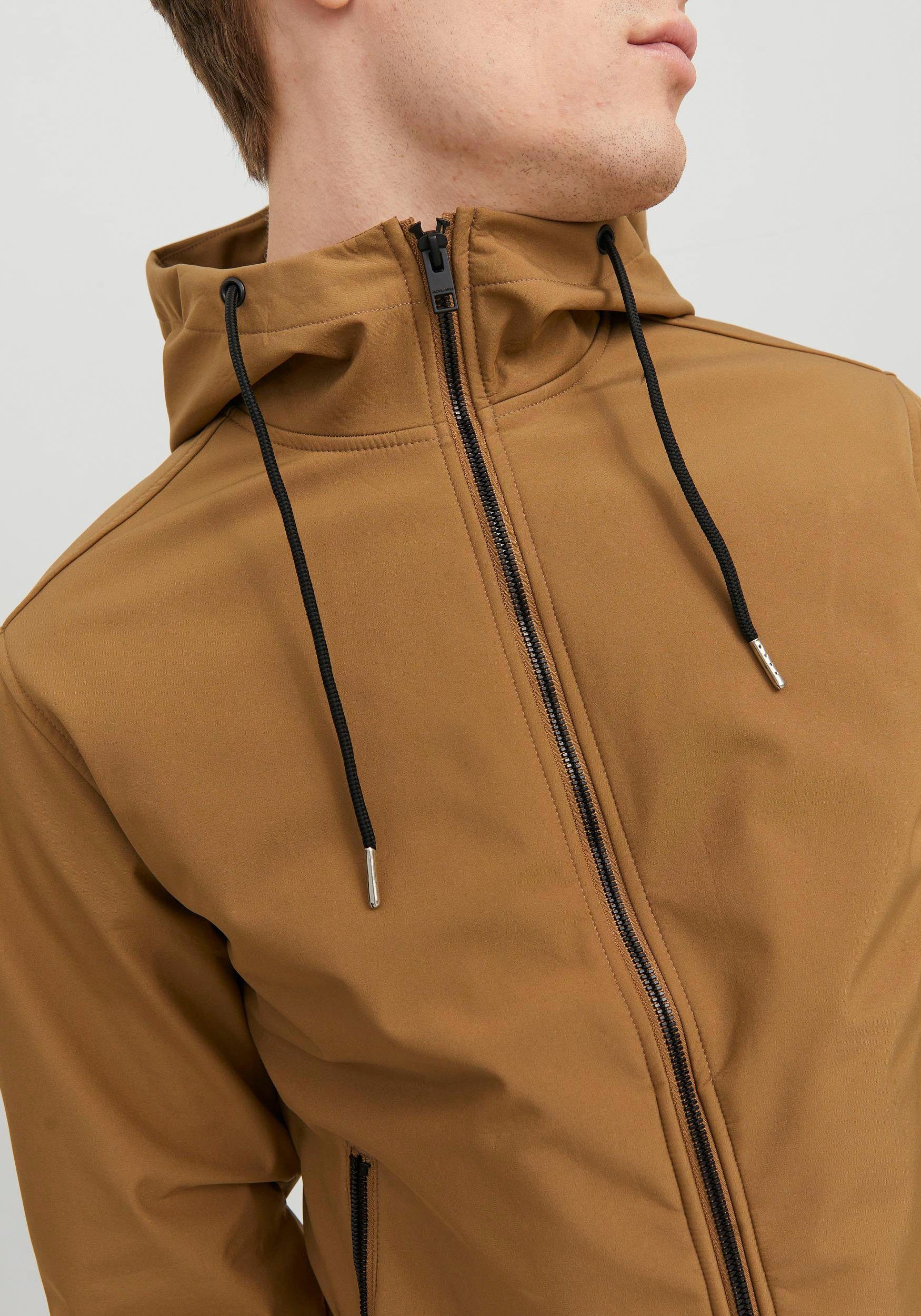 Jack & Jones Softshelljacke JJEBASIC mit wasserabweisender Funktion Kunstfaser, regular fit