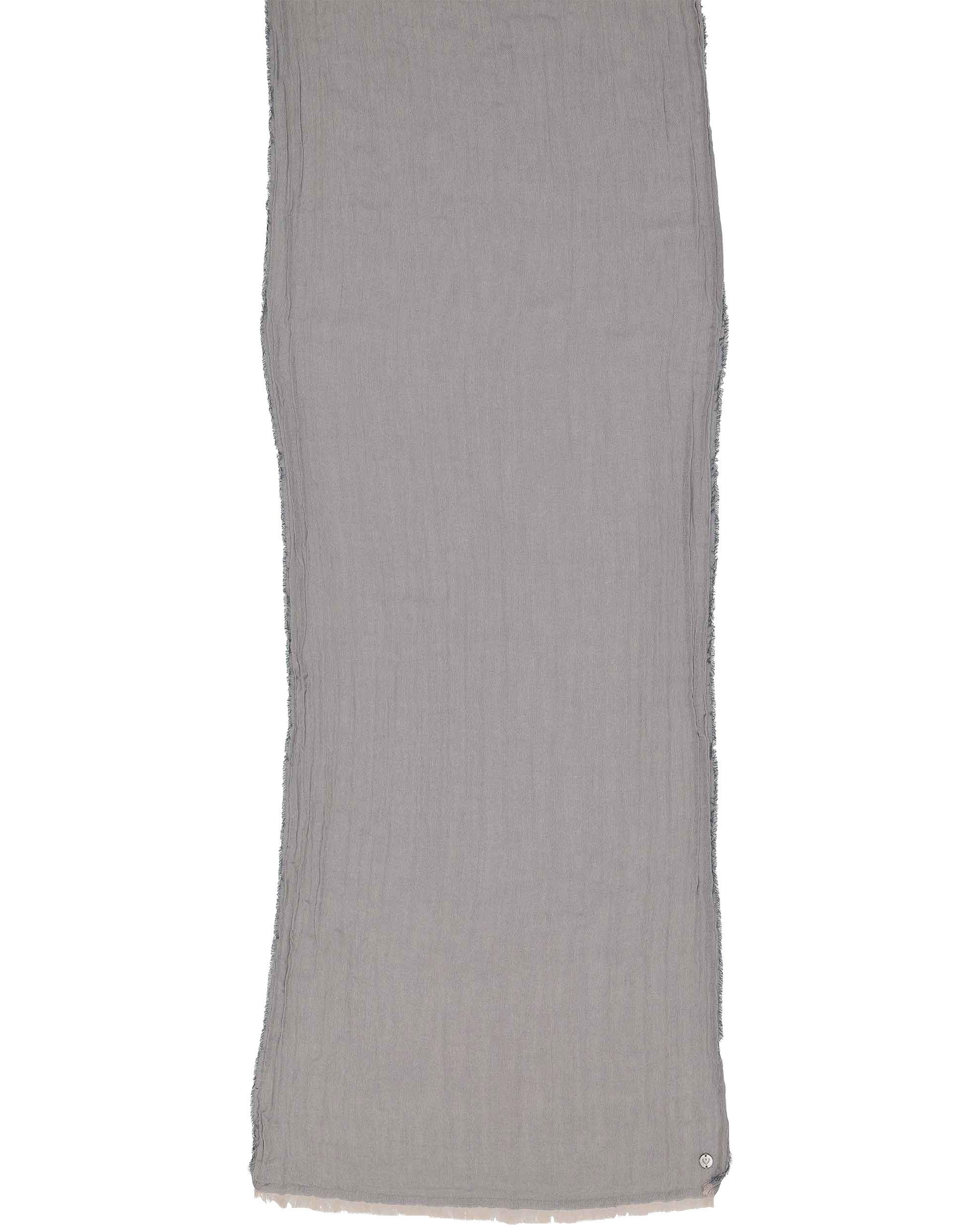 Fraas Modeschal Leichter einfarbiger Schal in Krepp-Optik aus reiner Baumwolle, (keine)