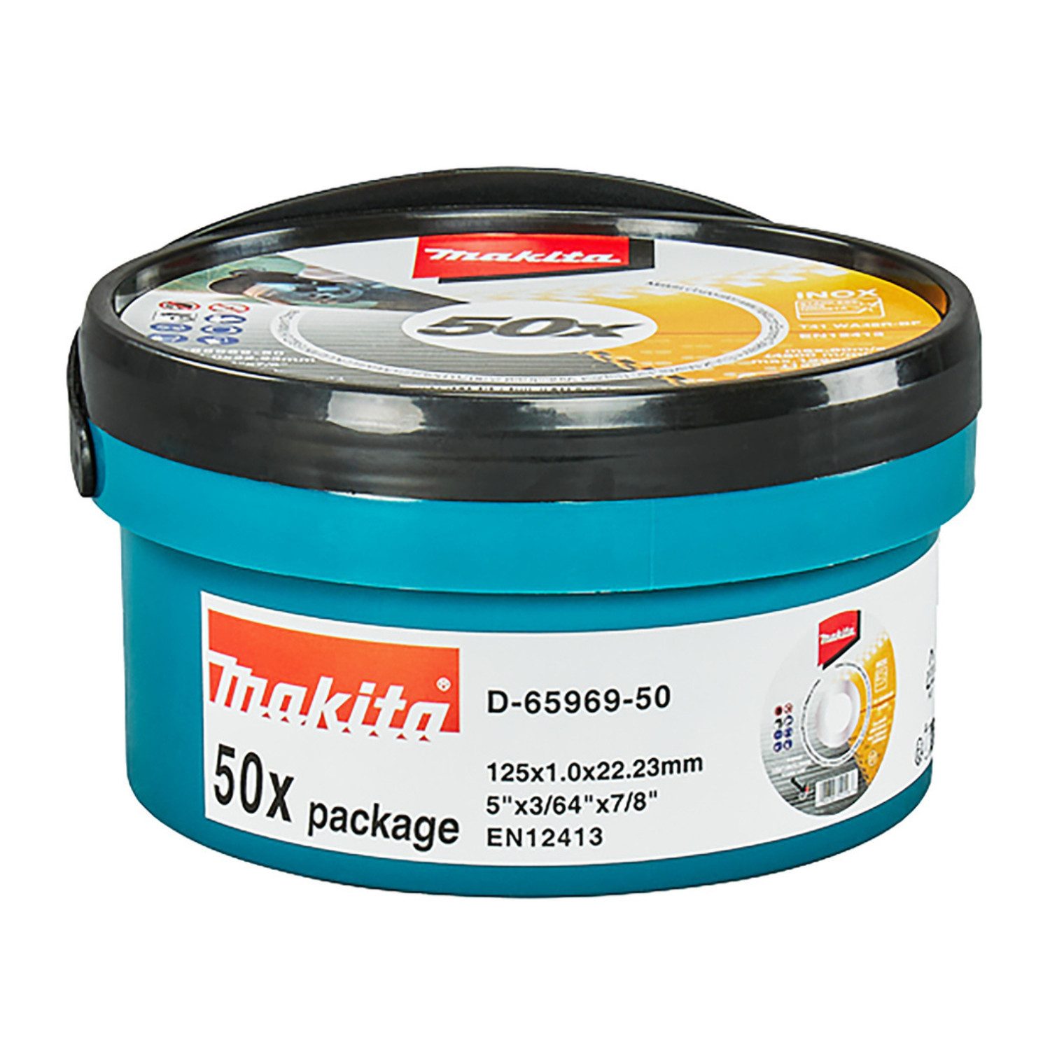 Makita Trennscheiben Makita Trennscheibe INOX 125x1,0mm 50Stk. D-65969-50, (50-tlg)