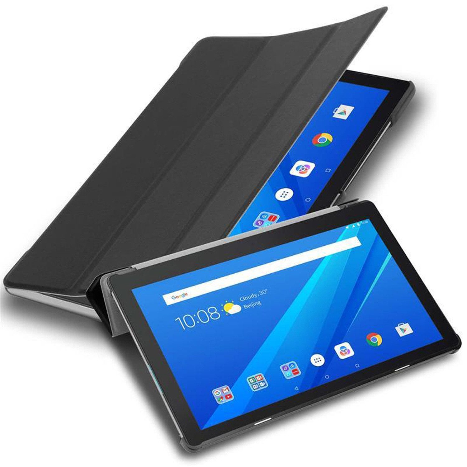 Cadorabo Tablet-Hülle für Lenovo Tab M10 (10.1 Zoll) TB-X505F Hülle Lenovo Tab M10 (10.1 Zoll) TB-X505F, Klappbare Tablet Schutzhülle - Hülle - Standfunktion - 360 Grad Case