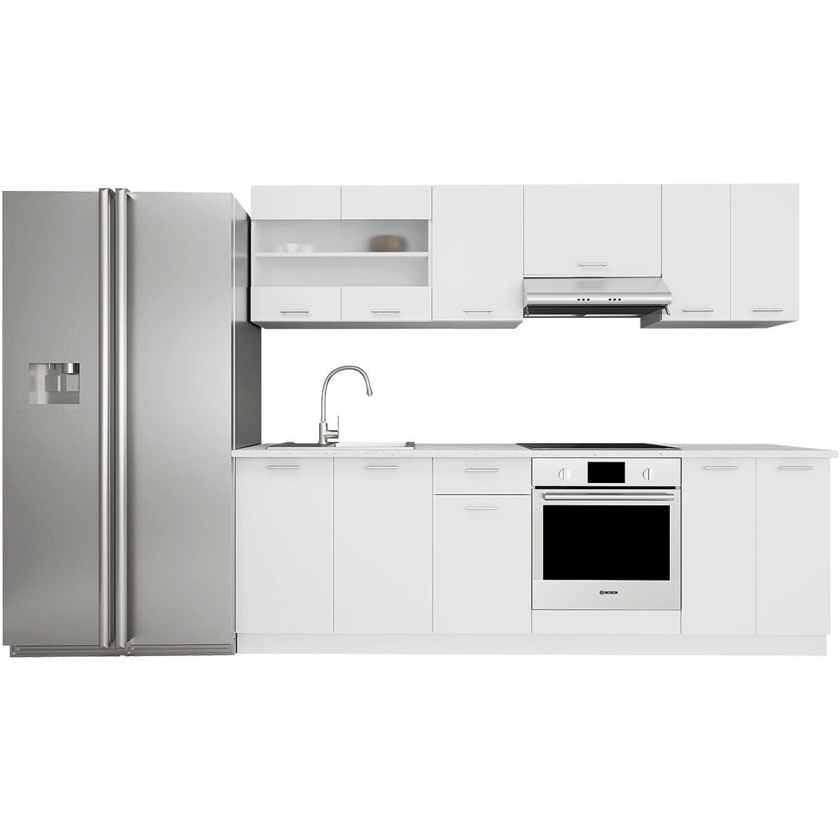 VCM Küchenzeile Esilo 8-tlg.