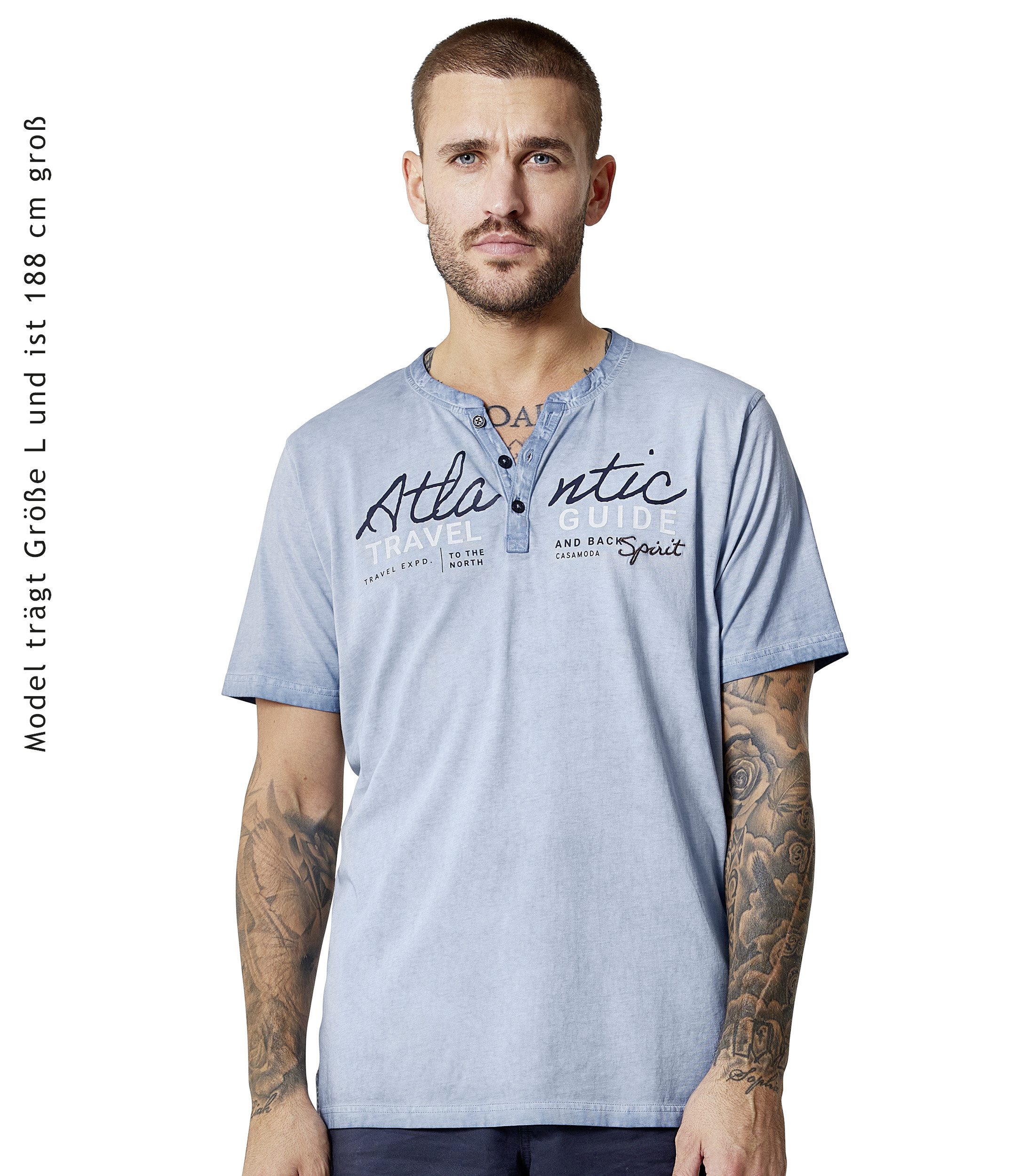 casamoda Henleyshirt CASAMODA Henley uni