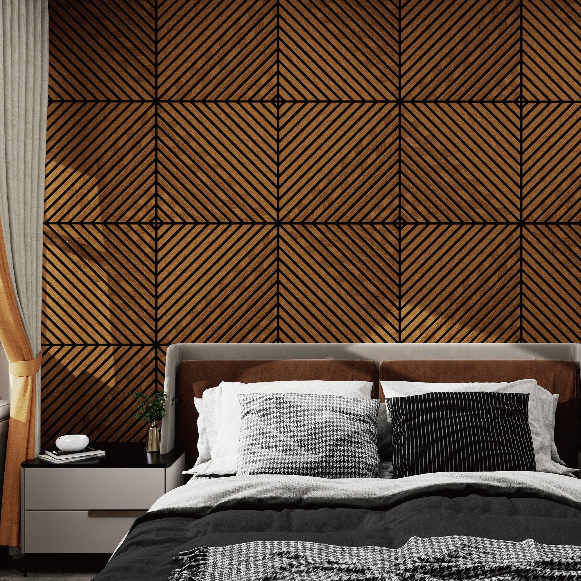 neu.holz 3D Wandpaneel, BxL: 60x60 cm, günstig online kaufen