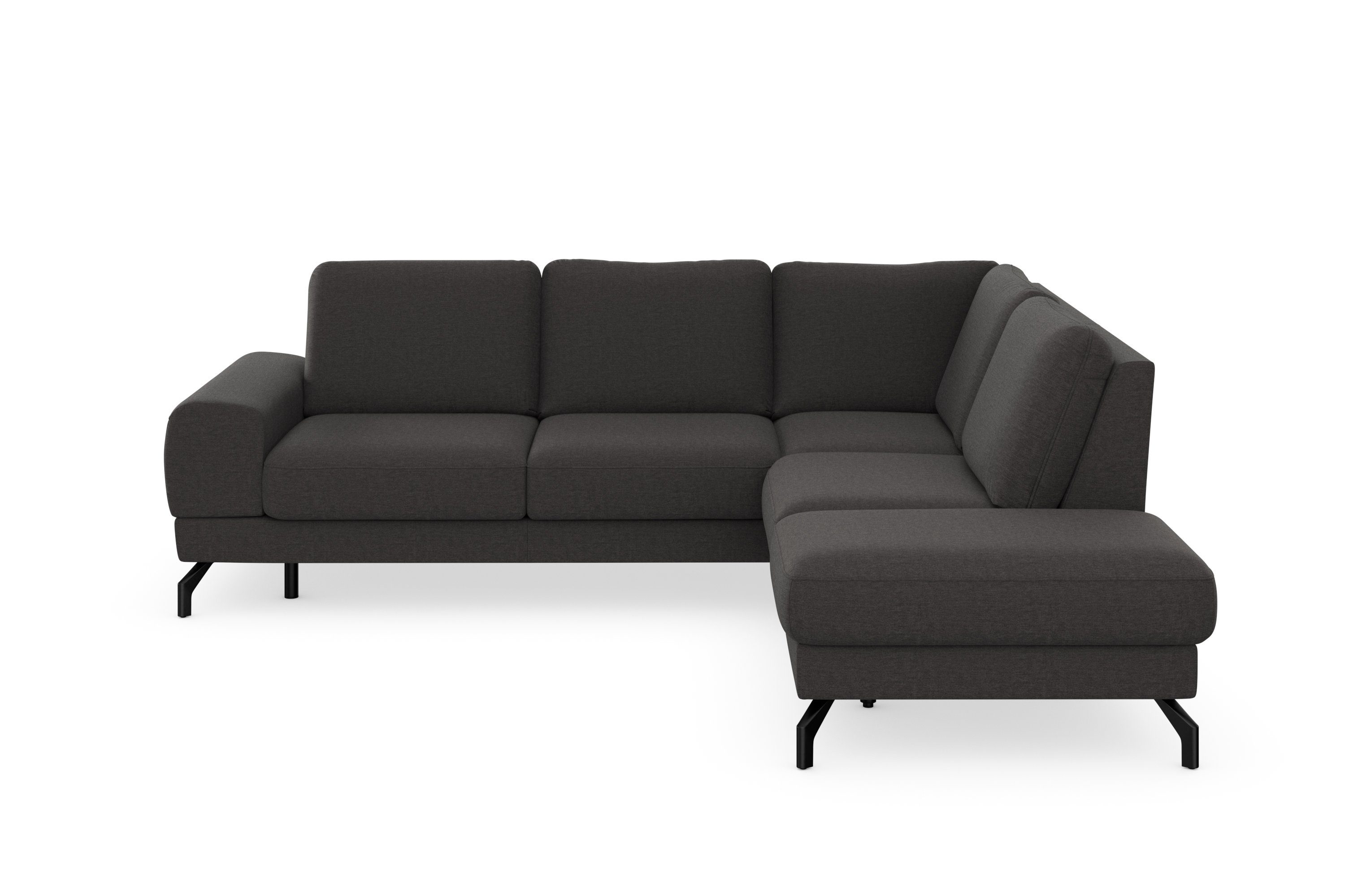 sit&more Ecksofa inklusive Sitzhöhe und Cinturo, 45 cm Federkern, Sitztiefenverstellung