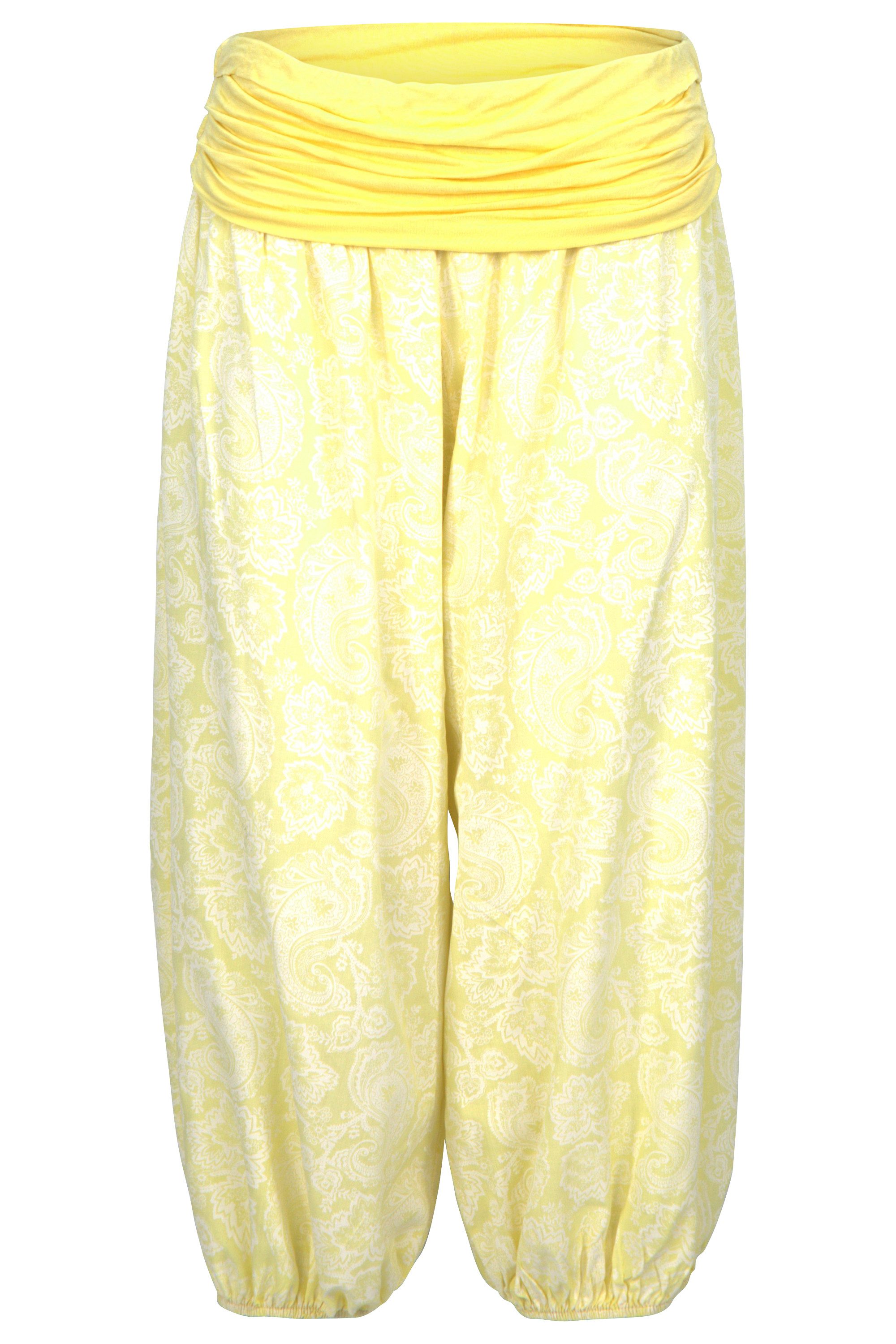 Haremshose malito Damen Capri Hose mit Orient Print, Haremshose zum Tanzen