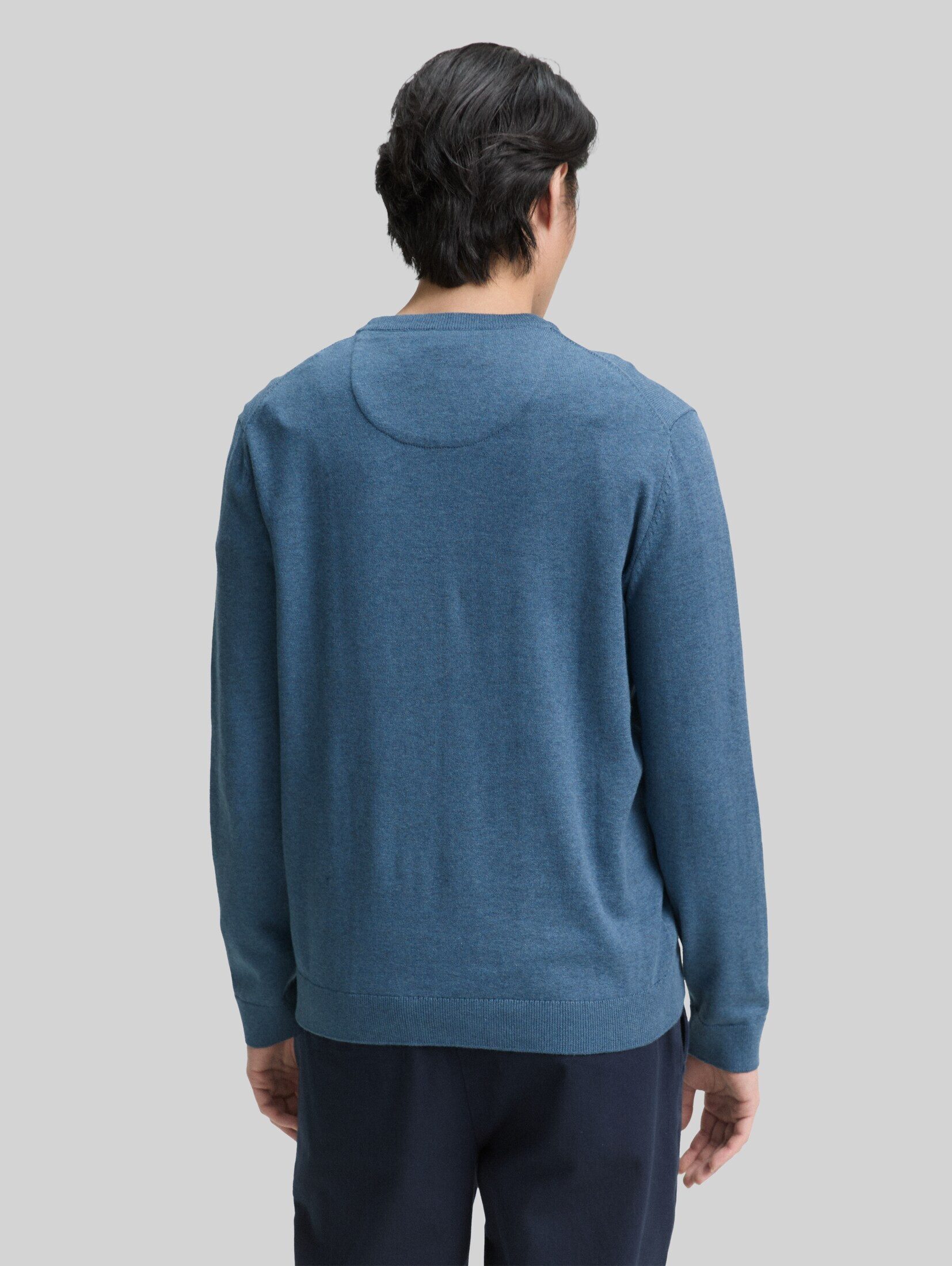 TOM TAILOR Strickpullover Pullover & Strickjacken Basic Strickpullover aus Baumwolle
