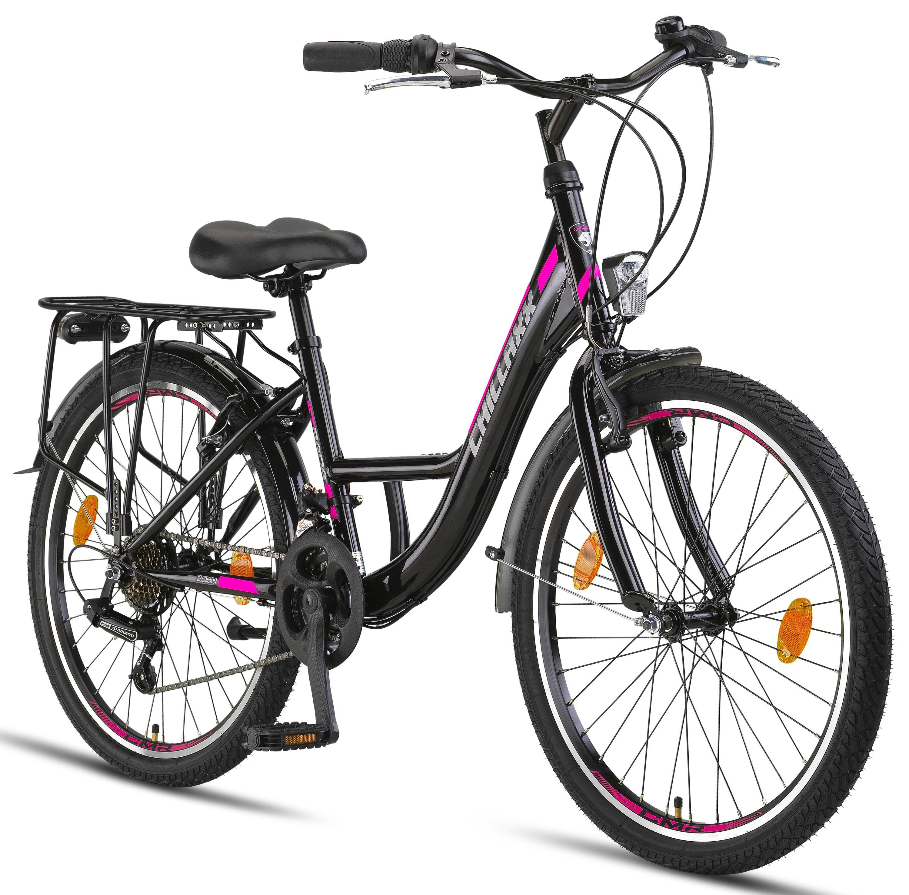 Schwarz-Pink V-Bremse