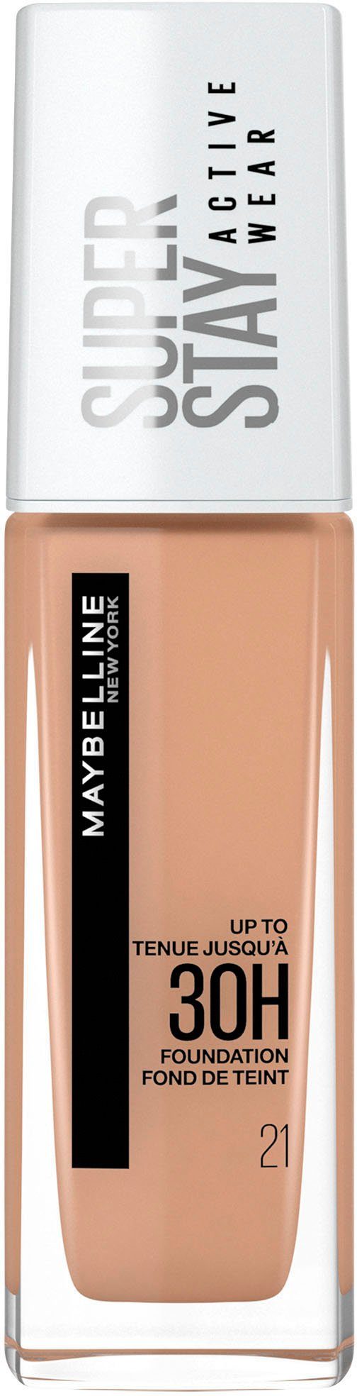 Wear 21 Stay Super YORK NEW Active MAYBELLINE Beige Nude Foundation