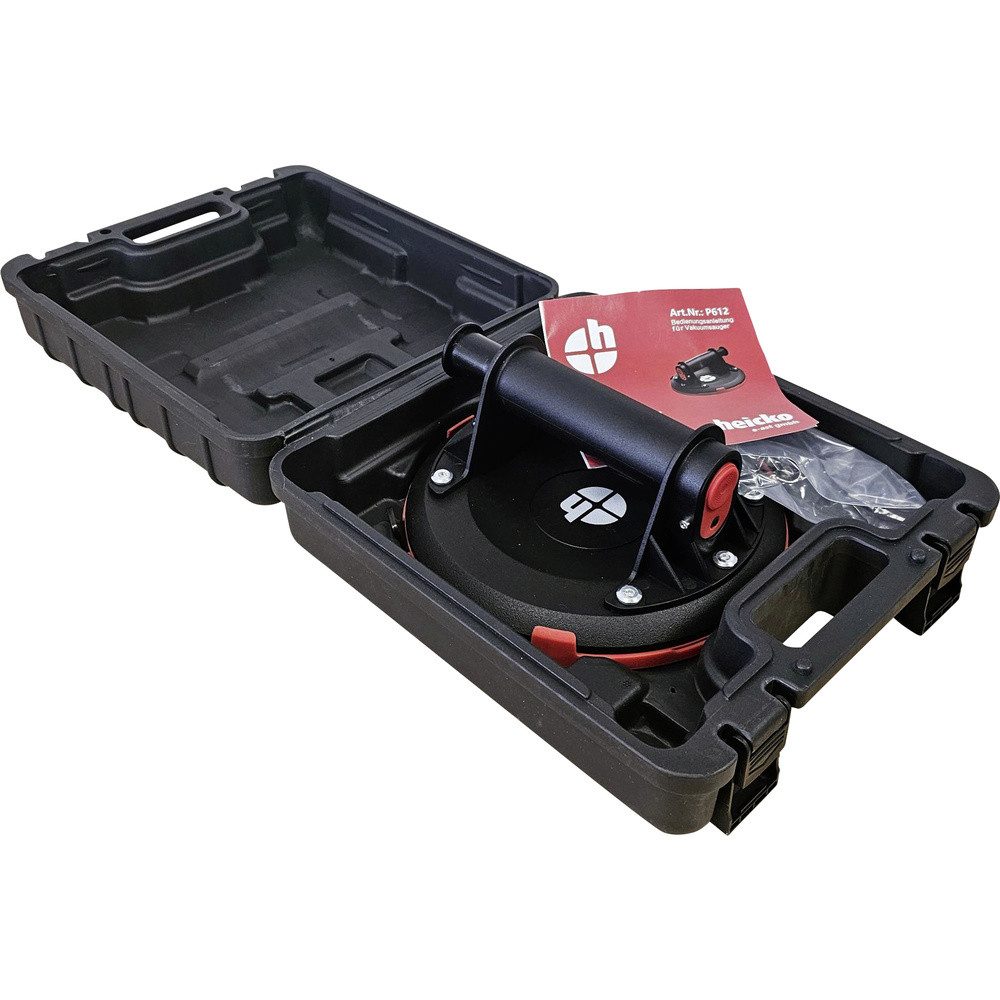 heicko e-ast GmbH Saugheber Heicko P612 1-Kopf-Saugheber mit eingebauter Vakuumpumpe und Vakuumanz, -]