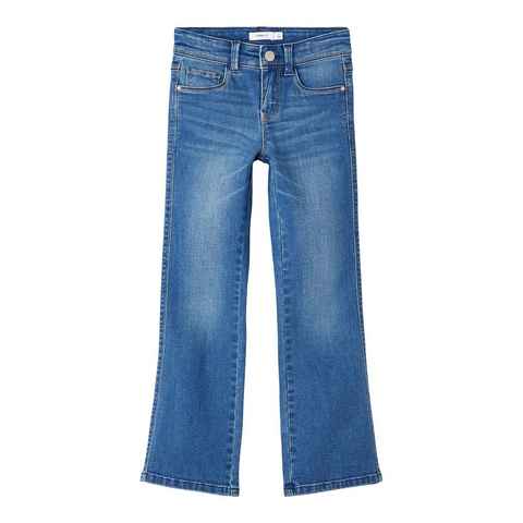 Name It Regular-fit-Jeans Mädchen Straight Leg Jeans Denim Hose NKFPOLLY 5535 in Dunkelblau