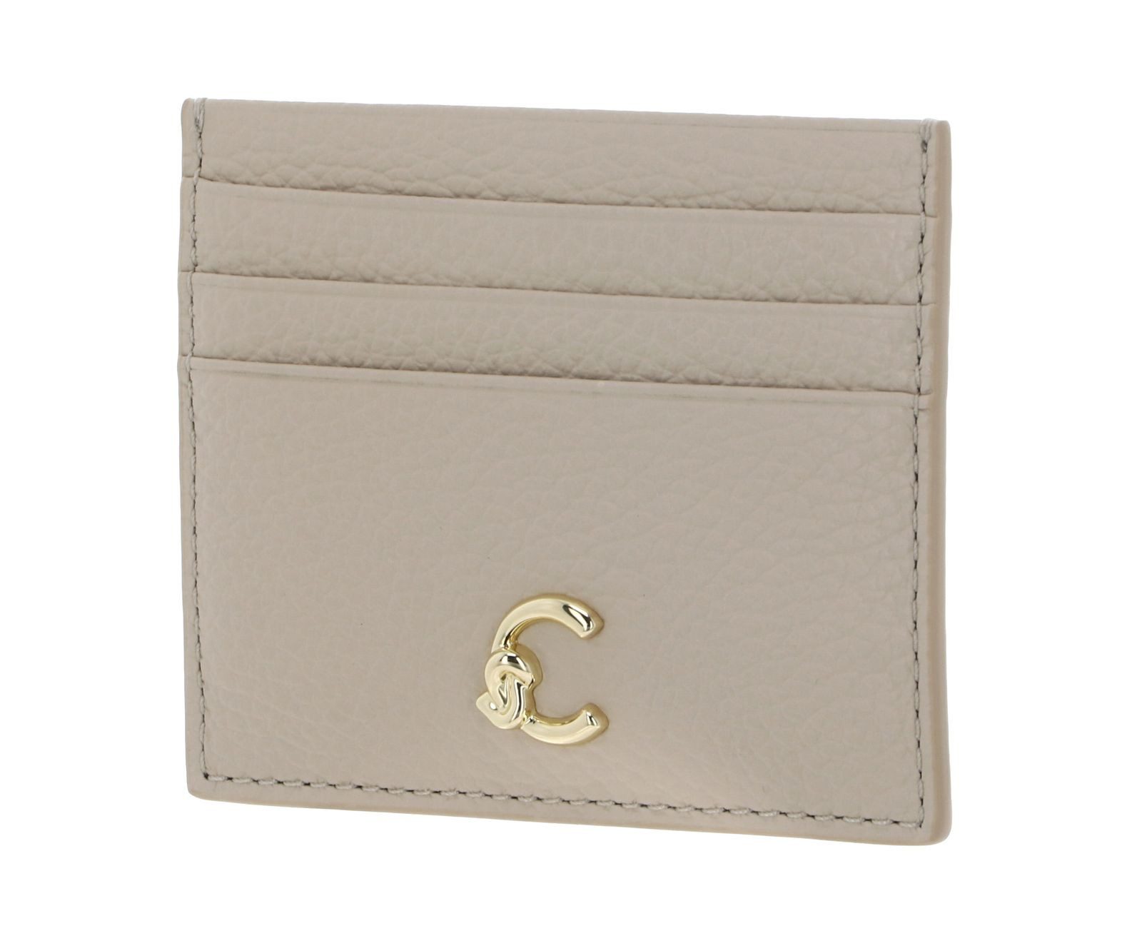 COCCINELLE Kartenetui Document Holder Grained Leather, aus echtem Rindsleder