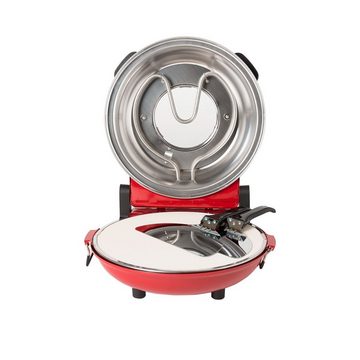 Elektronik SCHÄFER Pizzaofen Pizzamaker 32cm Pizzaofen 1200W Keramiksteinplatte