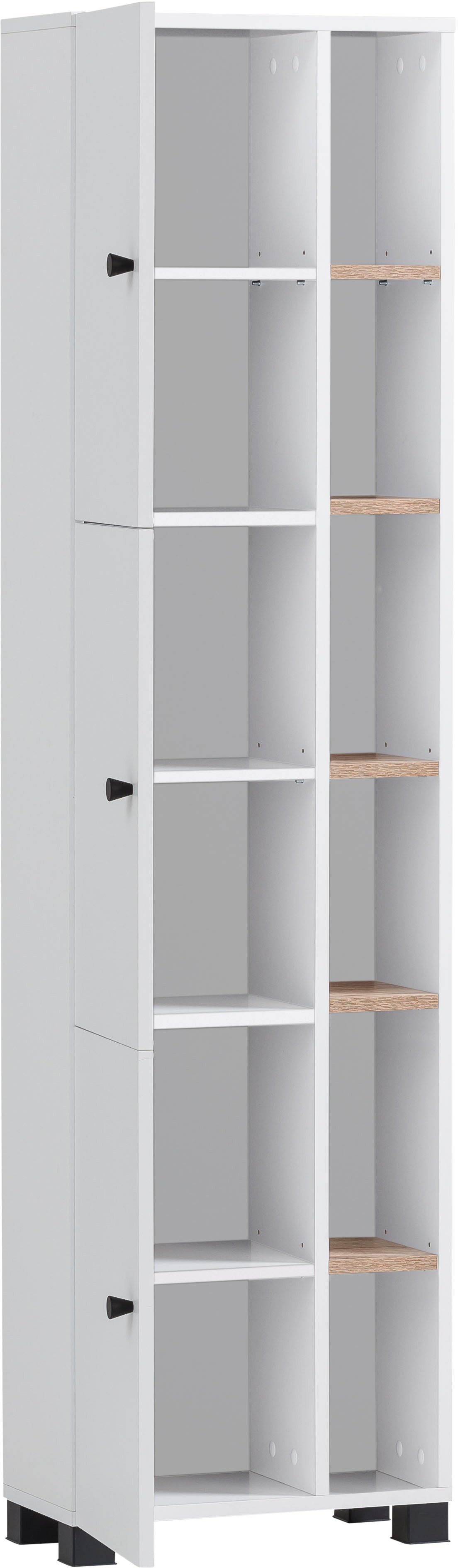 welltime Hochschrank Balto, Breite 44 cm Regal beidseitig montierbar günstig online kaufen