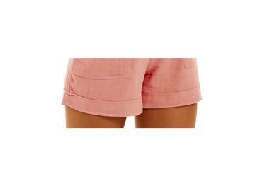 KIKI Shorts Einfarbige Damen-Shorts mit Kordelzug und Taschen, locker