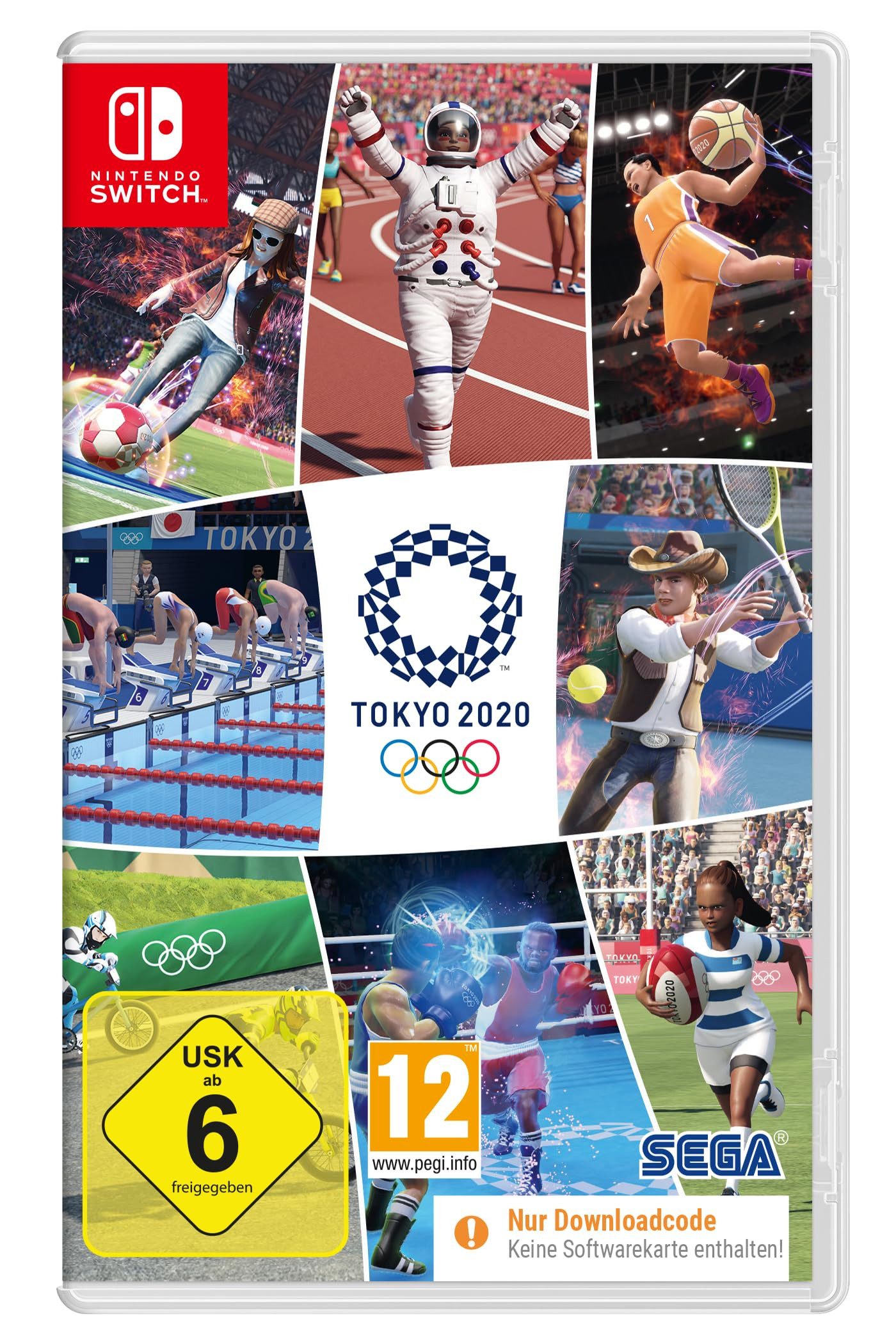 Olympische Spiele Tokyo 2020 - Das offizielle Videospiel für Switch (Code in a Box), Nintendo Switch