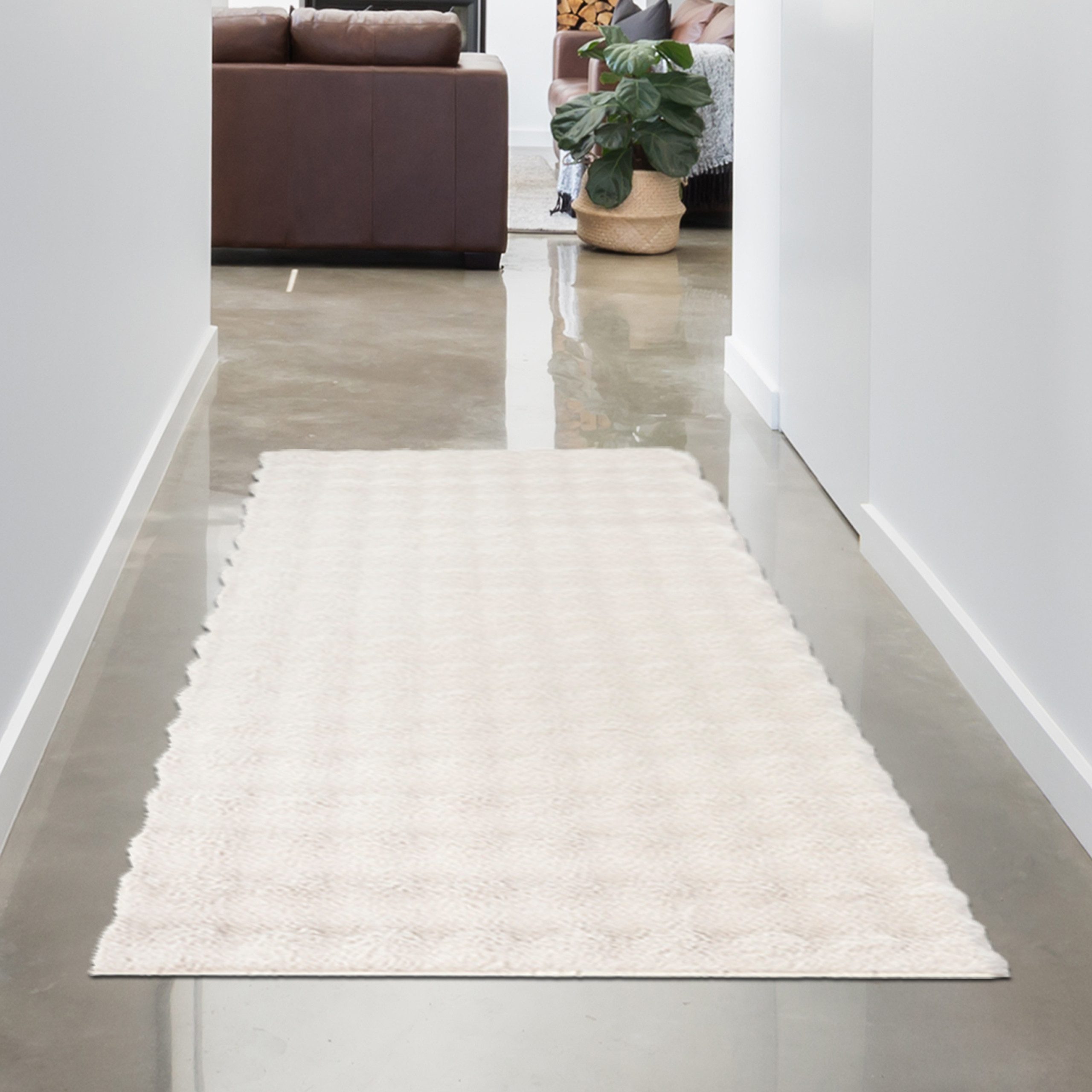 Carpetia Hochflor-Teppich Teppich Wohnzimmerteppich flauschig 3D-Effekt günstig online kaufen
