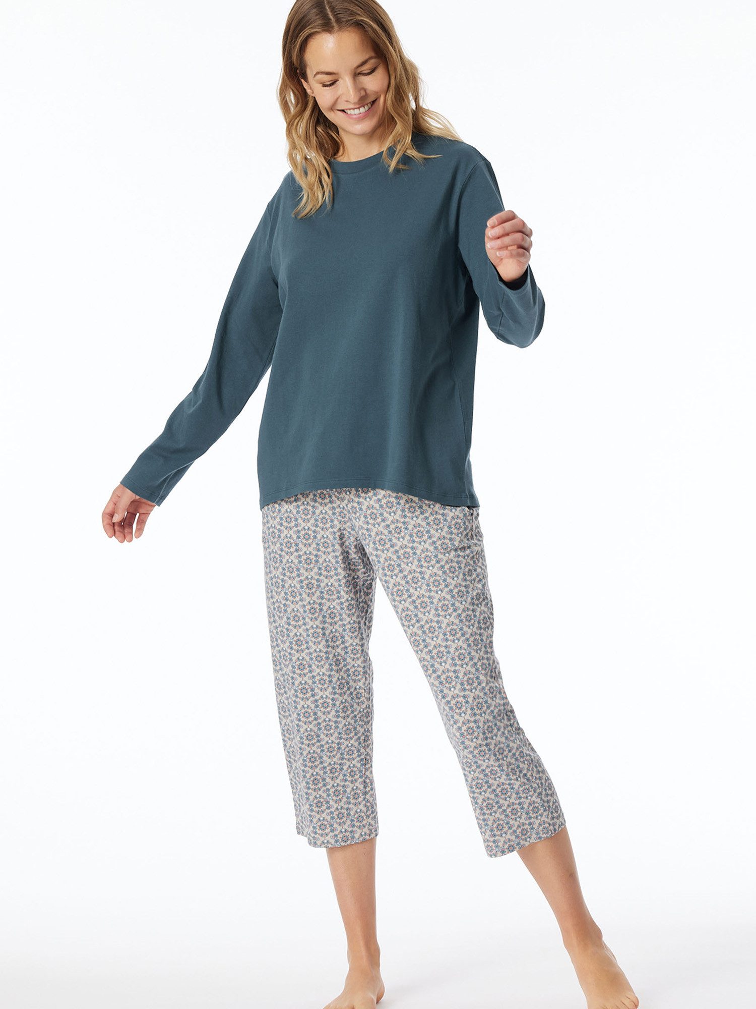 Schiesser Pyjamaoberteil Mix & Relax schlaf-oberteil günstig online kaufen