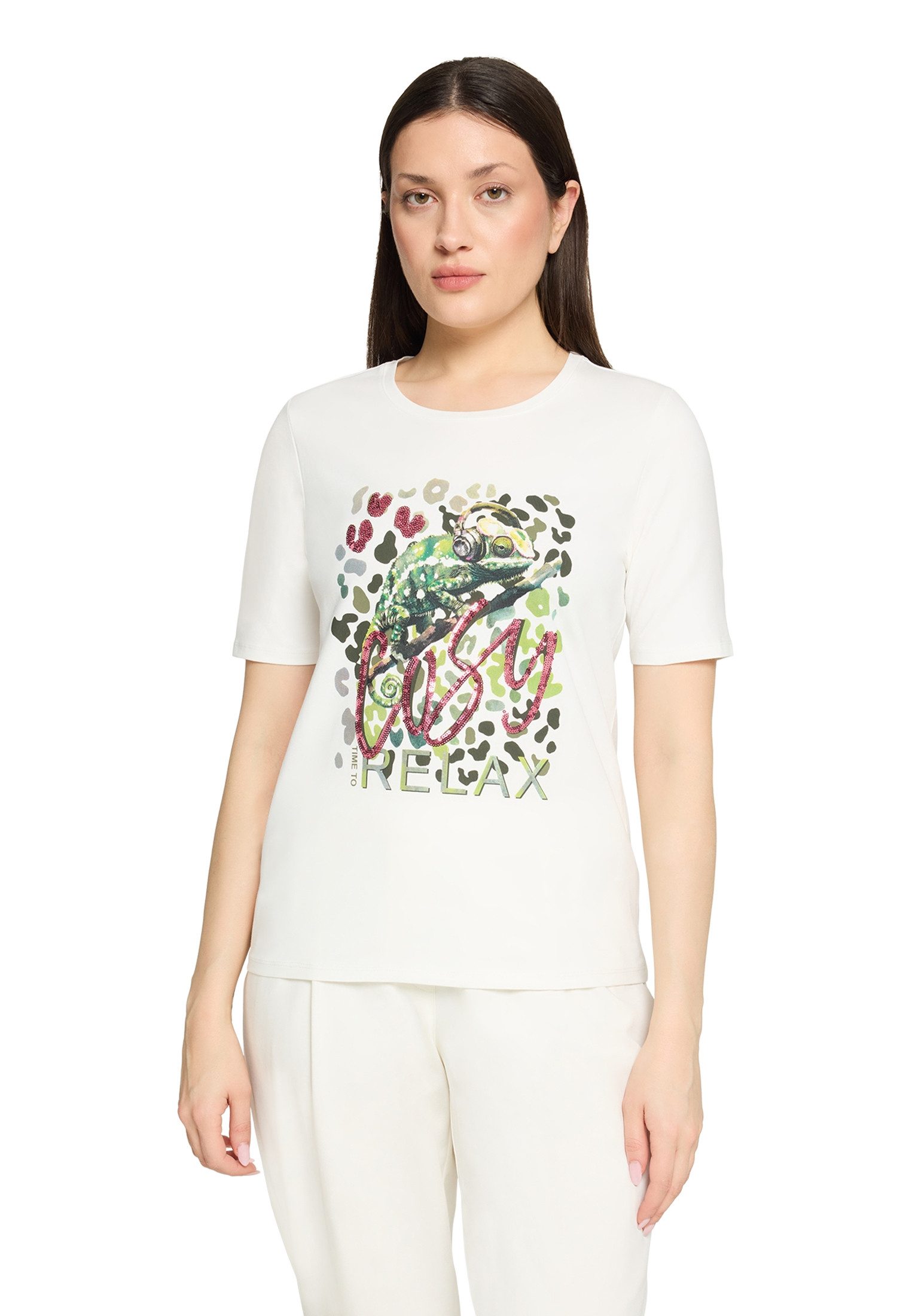 Betty Barclay Kurzarmshirt Damen mit Aufdruck (1-tlg) günstig online kaufen