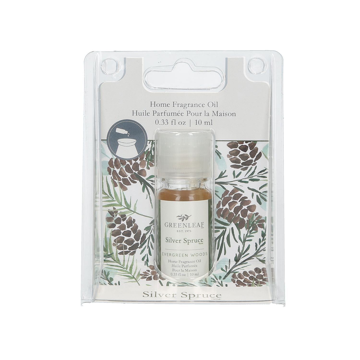 Greenleaf Duftöl Silver Spruce 10 ml (1-St), Duftöl-Essenz Duftkonzentrat für Duftlampe