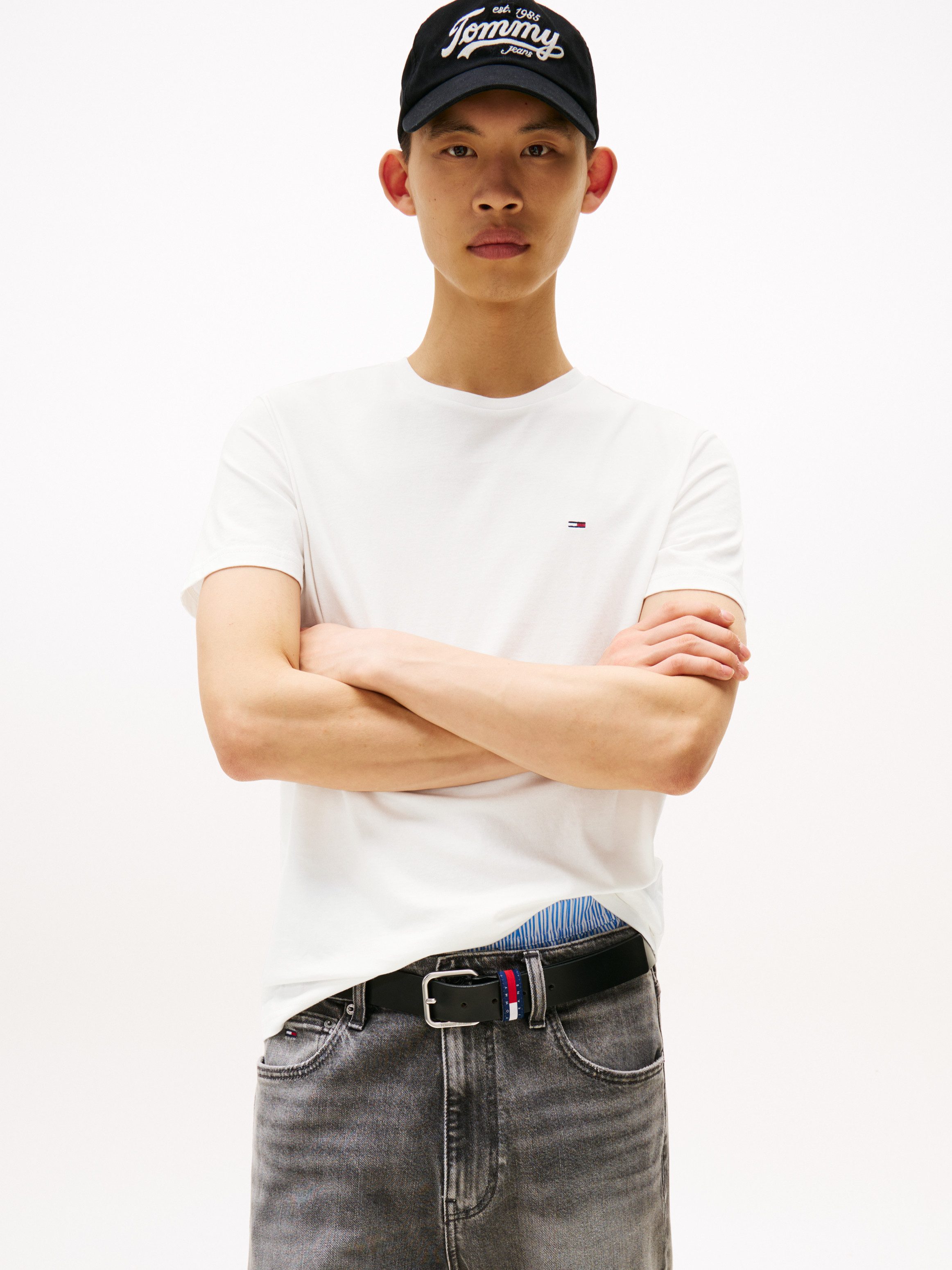 Tommy Jeans T-Shirt TJM EXTRA SLIM 3 PACK (Packung, 3-tlg) Mit Rundhalsauss günstig online kaufen