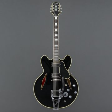 Epiphone Halbakustik-Gitarre, Shinichi Ubukata ES-355 Custom Ebony - Halbakustik Gitarre