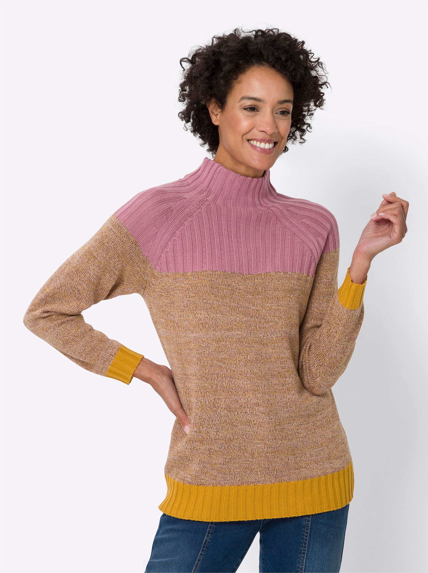 Strickpullover Langarm-Pullover