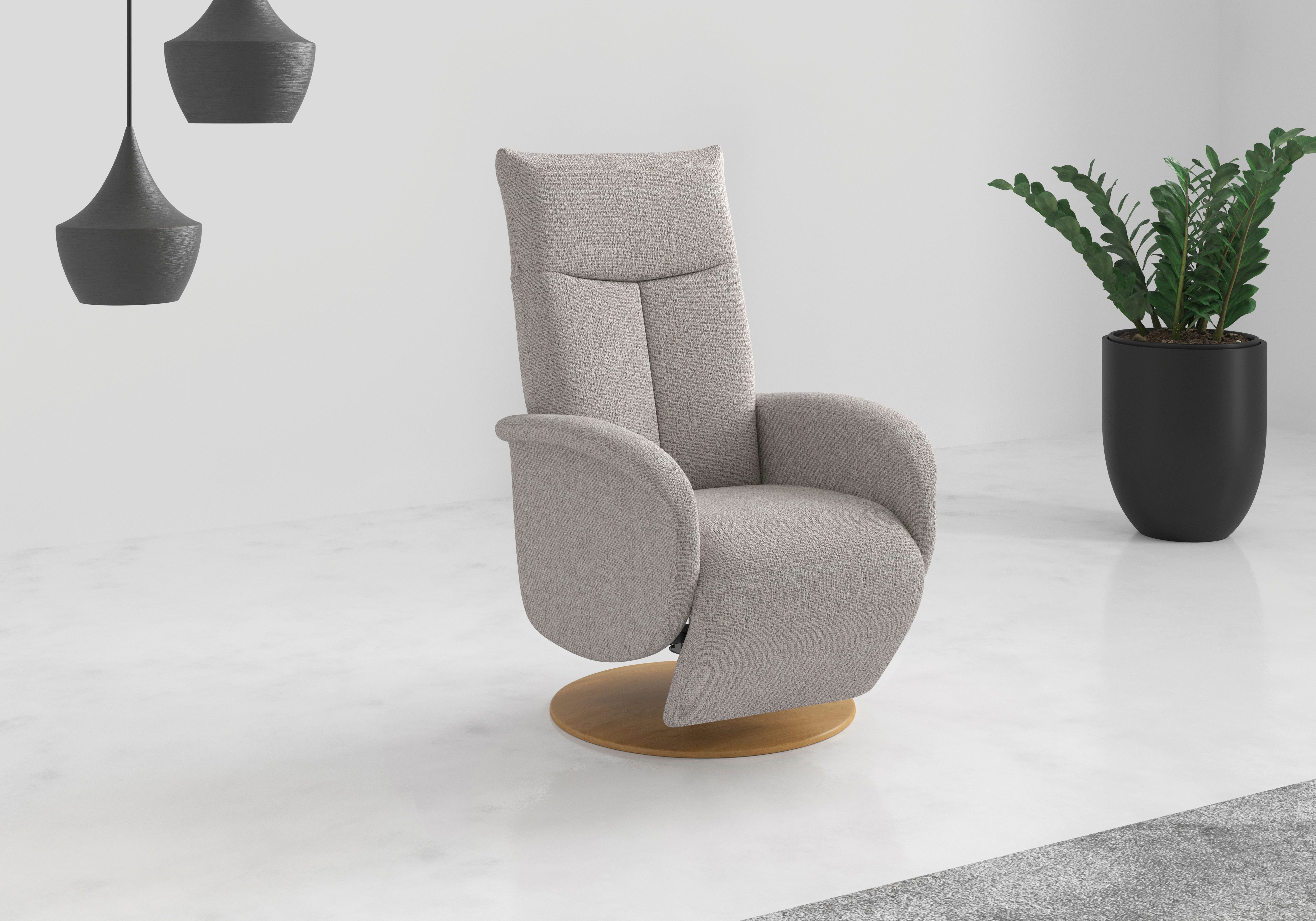 OTTO home TV-Sessel Grenoble mit Kopfteilverstellung & Drehfunktion, weitere Funktionen, Ergonomie M: manuelle Fußstütze & Rückenlehne