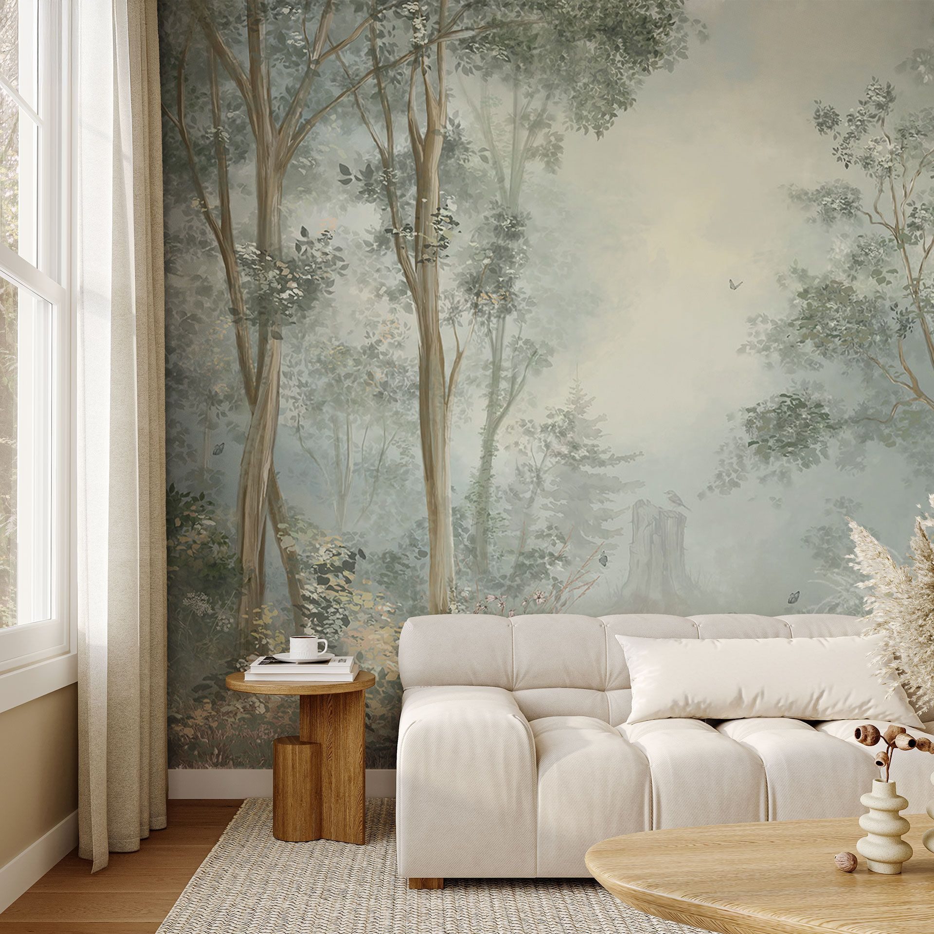 K&L Wall Art Vliestapete XXL Fototapete Natur Blumentapete große Naturtapete, floral, bedruckt, matt