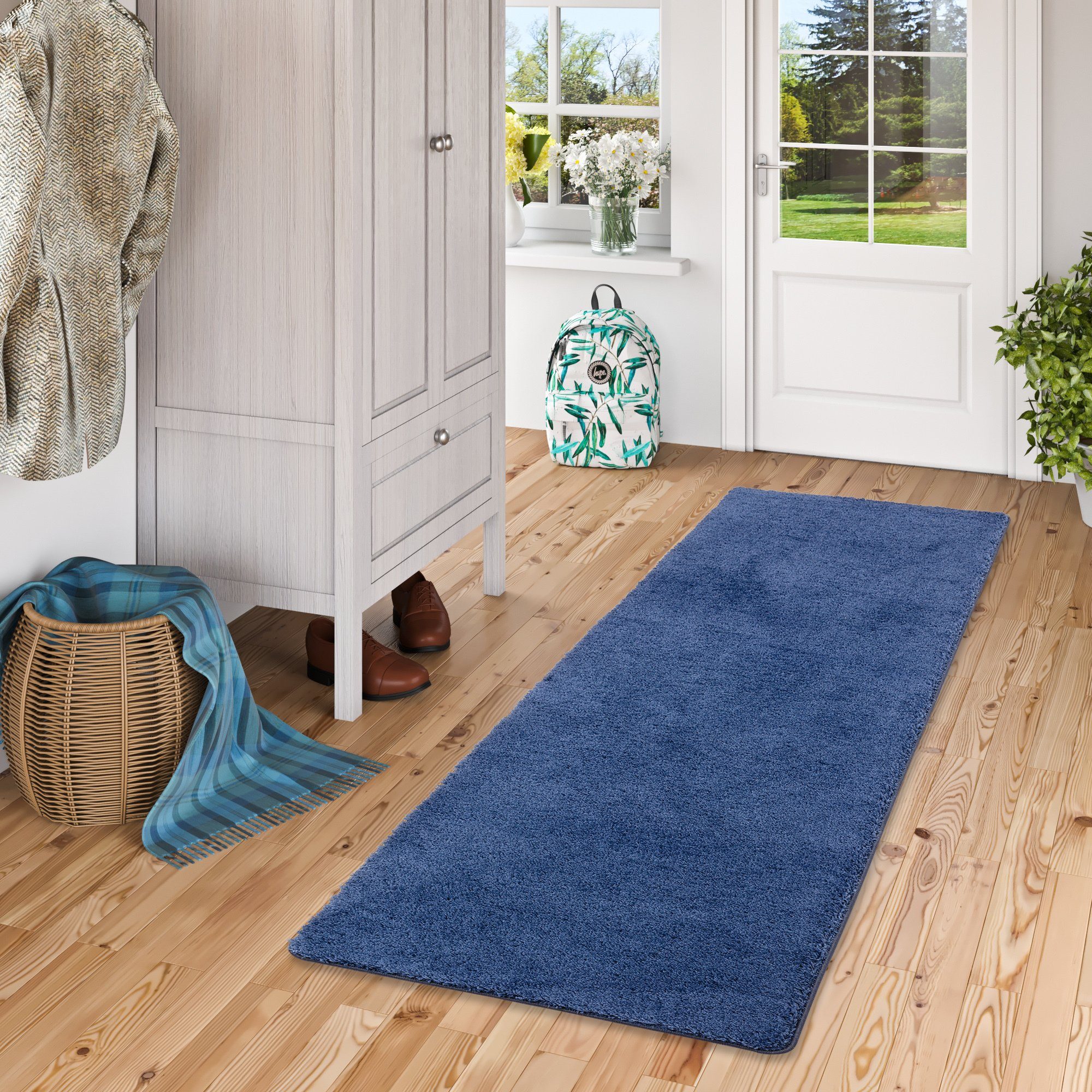 Snapstyle Läufer Hochflor Shaggy Läufer Teppich günstig online kaufen