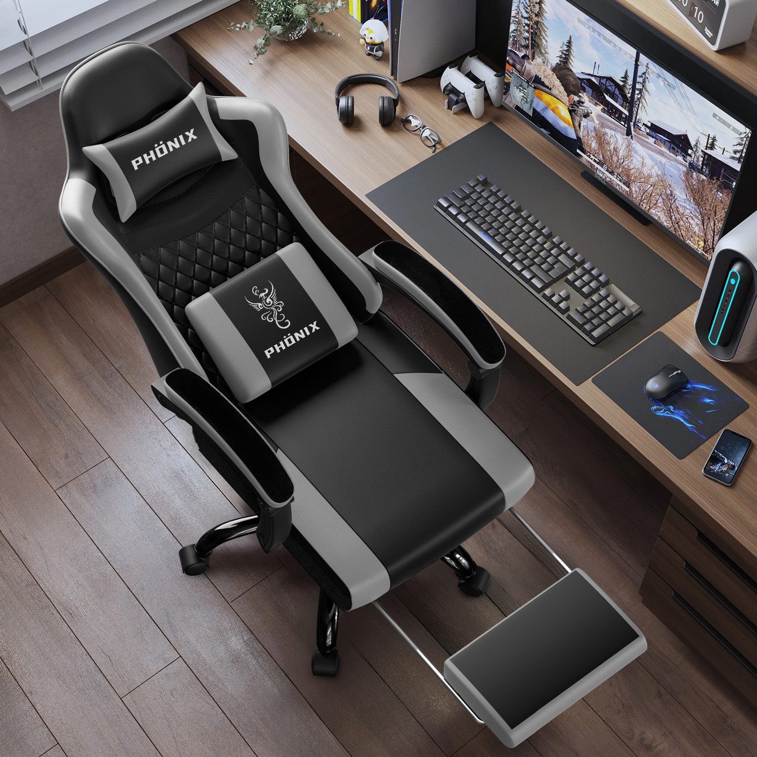 Adormii Gaming-Stuhl Gaming Stuhl ergonomisch Gaming günstig online kaufen