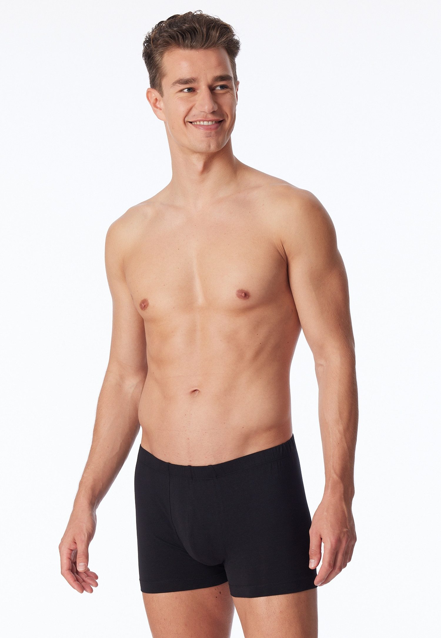 uncover by SCHIESSER Boxer Uncover Cotton (2er Pack) ohne Eingriff, elastisch, Cotton-Mix, Multipack