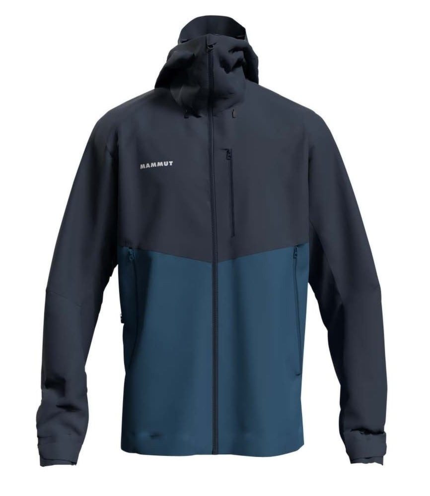 Mammut Allwetterjacke Wanderjacke Alto Guide Hardshell Hooded (atmungsaktiv, wasserdicht)