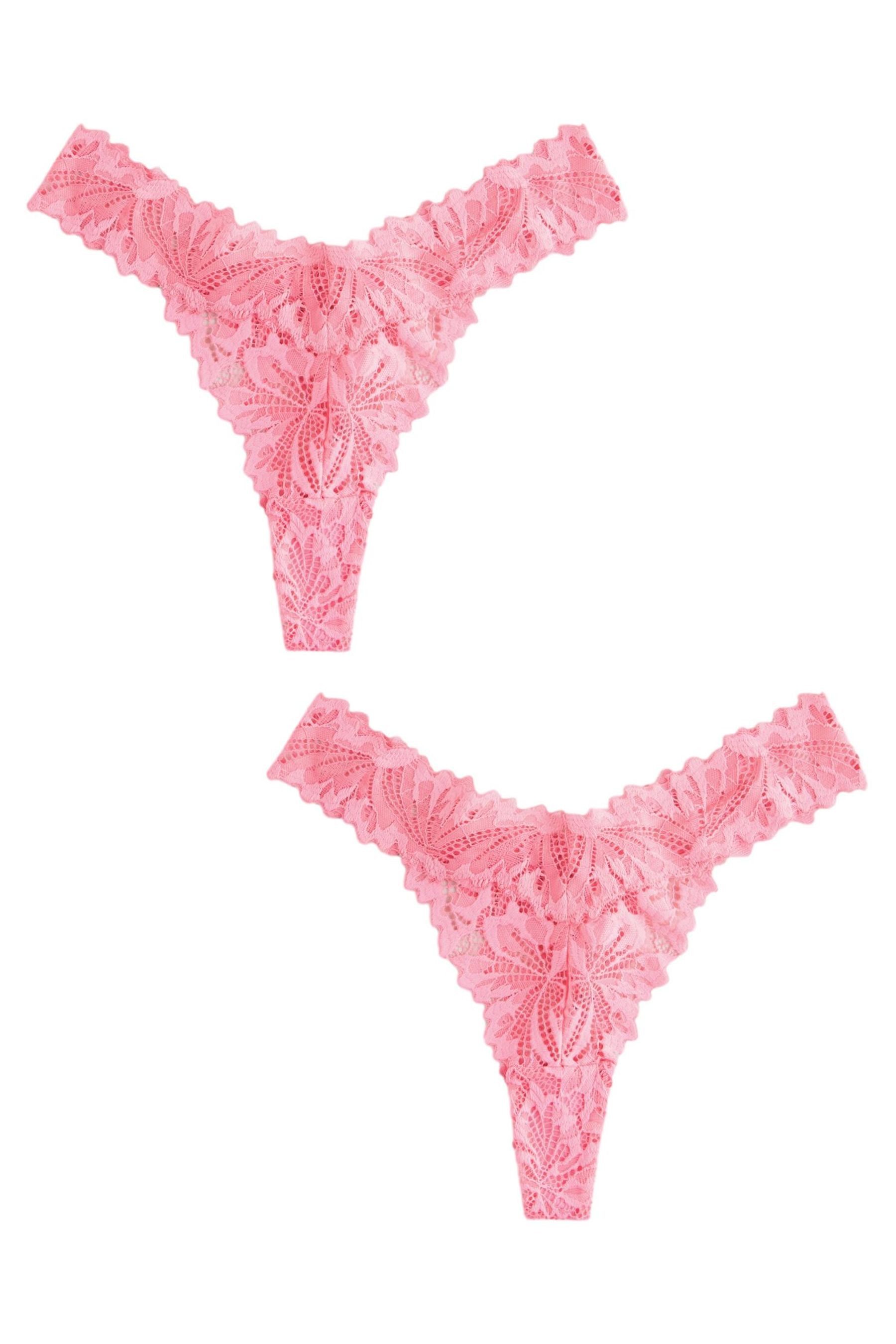 Next String 2er-Pack Comfort Spitzenslips, Tanga (2-St)