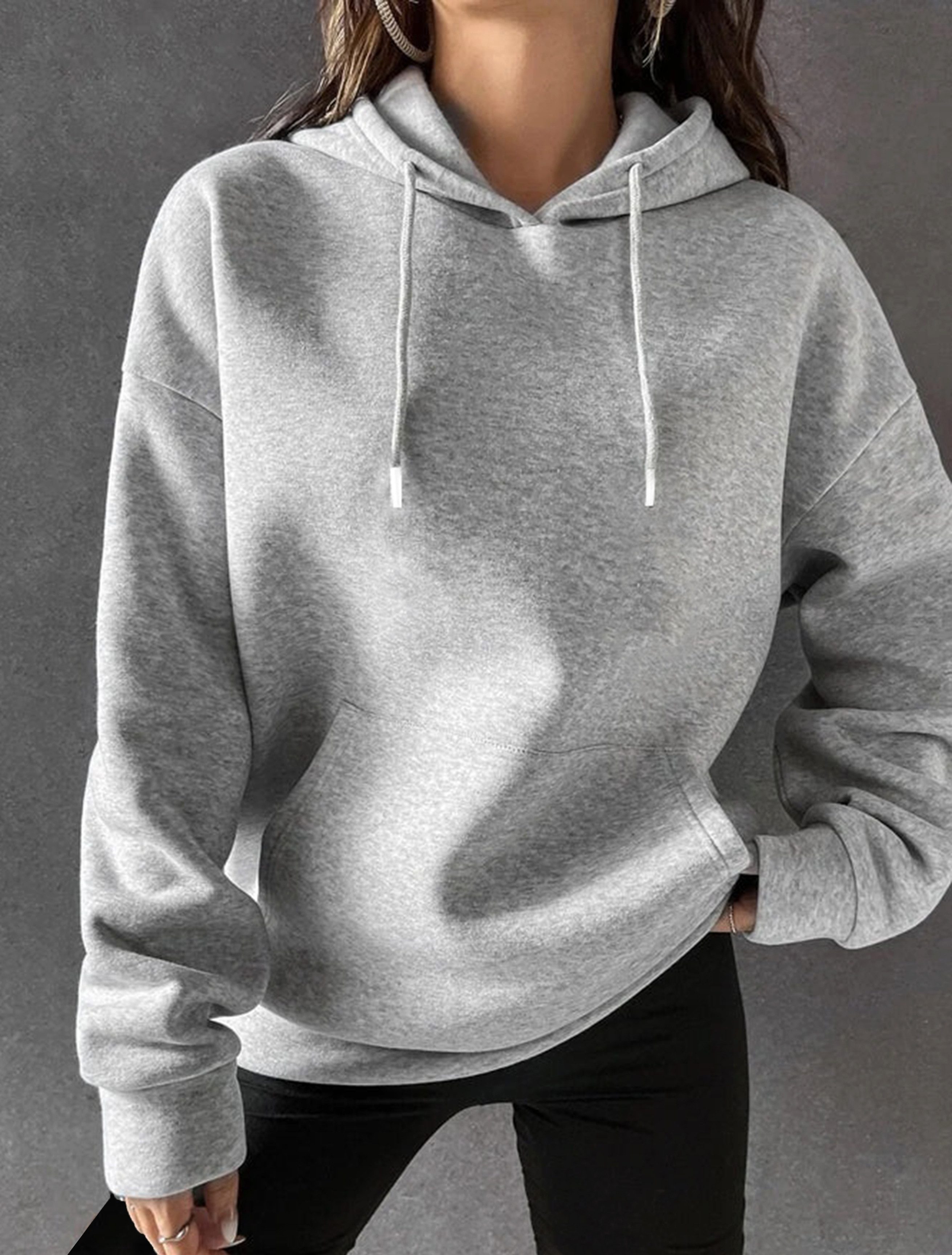 RMK Kapuzenpullover Damen Pullover L'Amour Winter Hoodie Hoody Oversized Sw günstig online kaufen