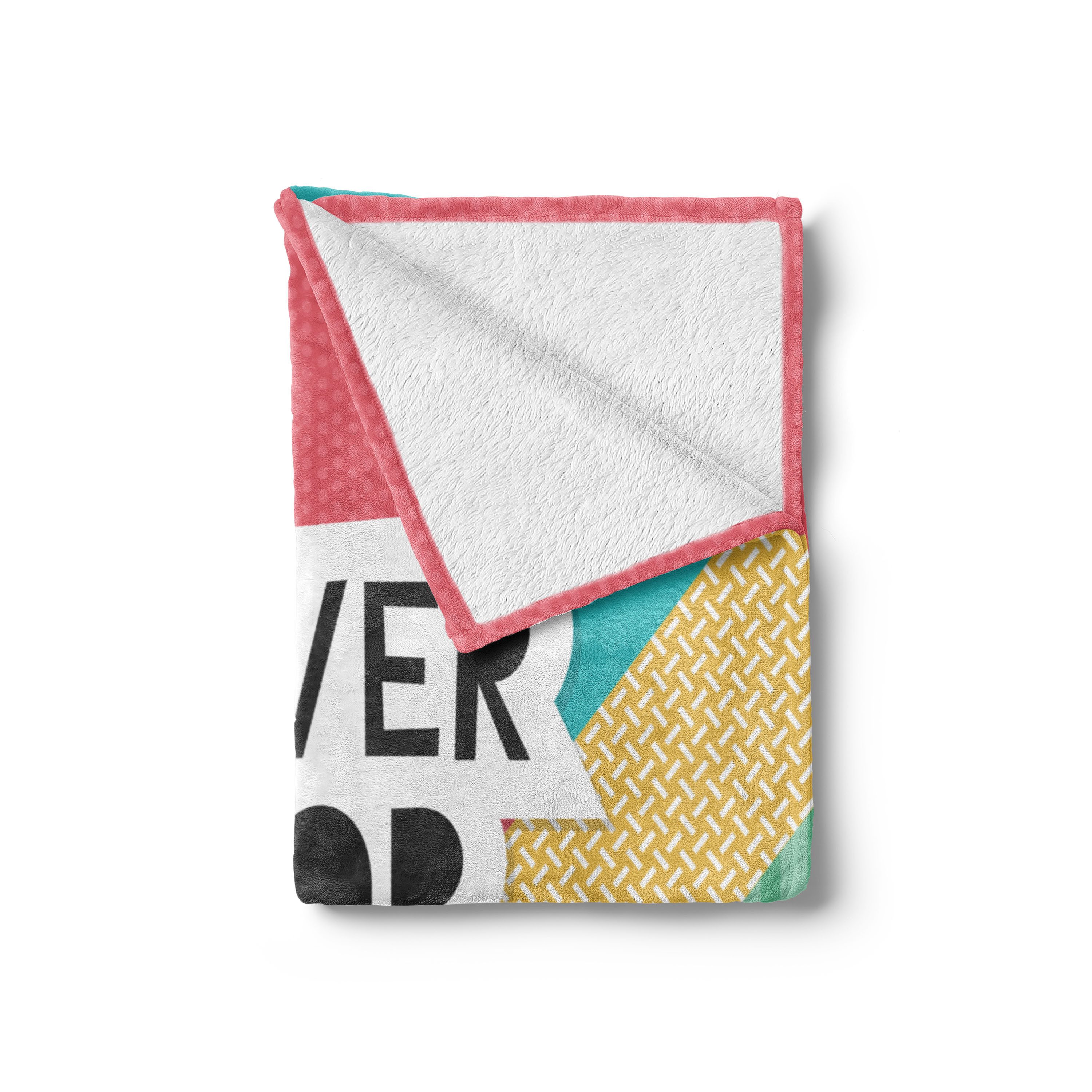 Wohndecke Gemütlicher Plüsch für den Innen- und Außenbereich, Abakuhaus, Traum Beliebte Wörter Funky Hipster