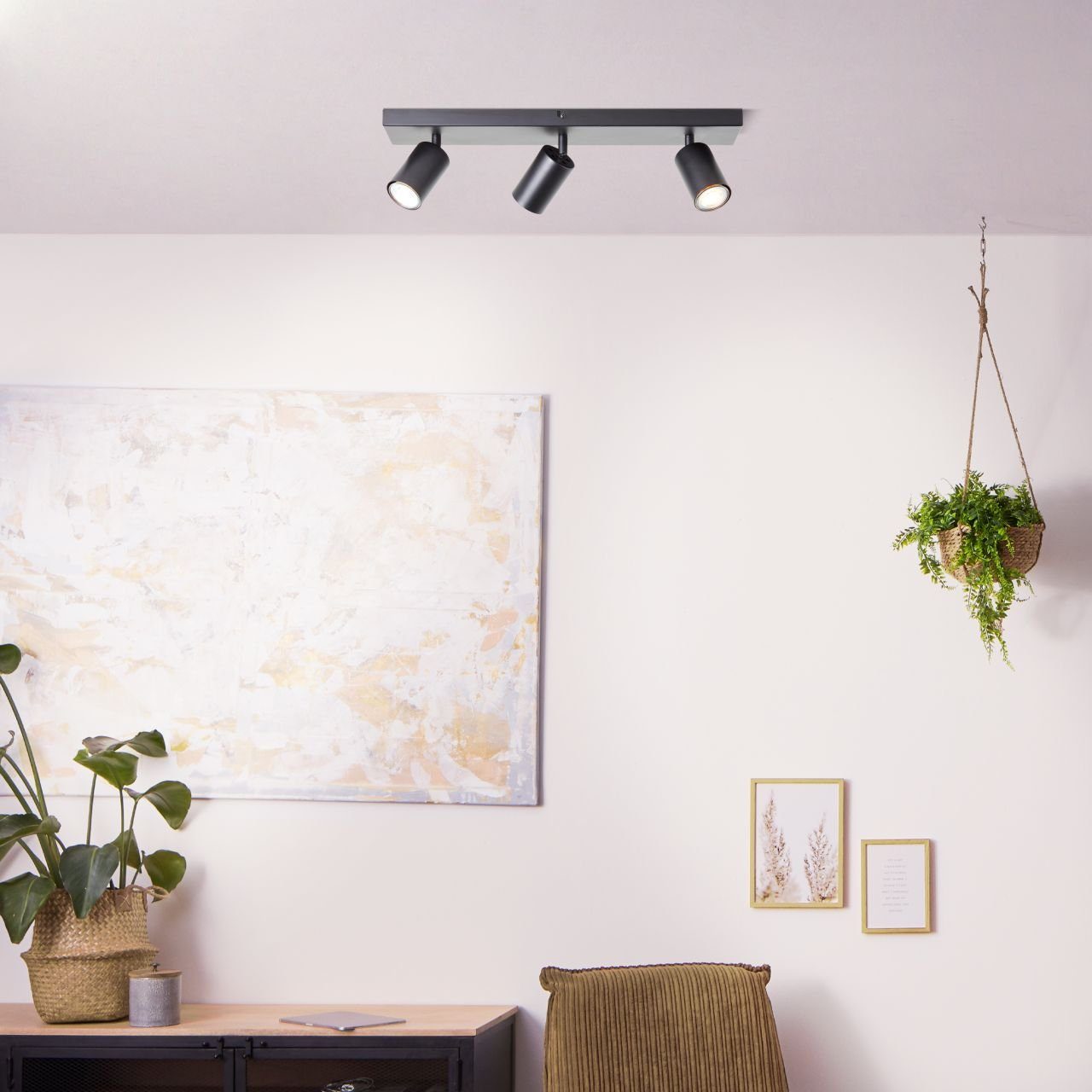 Brilliant Deckenstrahler Jello, LED wechselbar, Warmweiß, schwenkbar, B. 50 günstig online kaufen