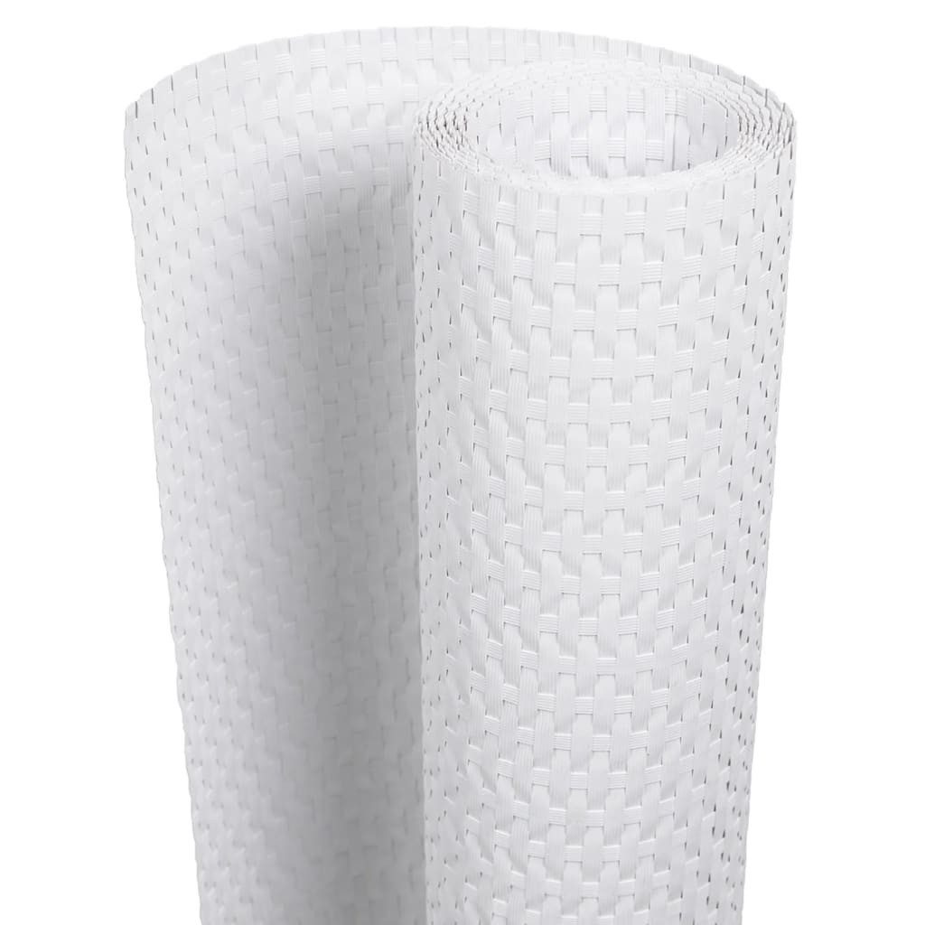 vidaXL Gartenzaun Balkon-Sichtschutz Weiß 400x80 cm günstig online kaufen