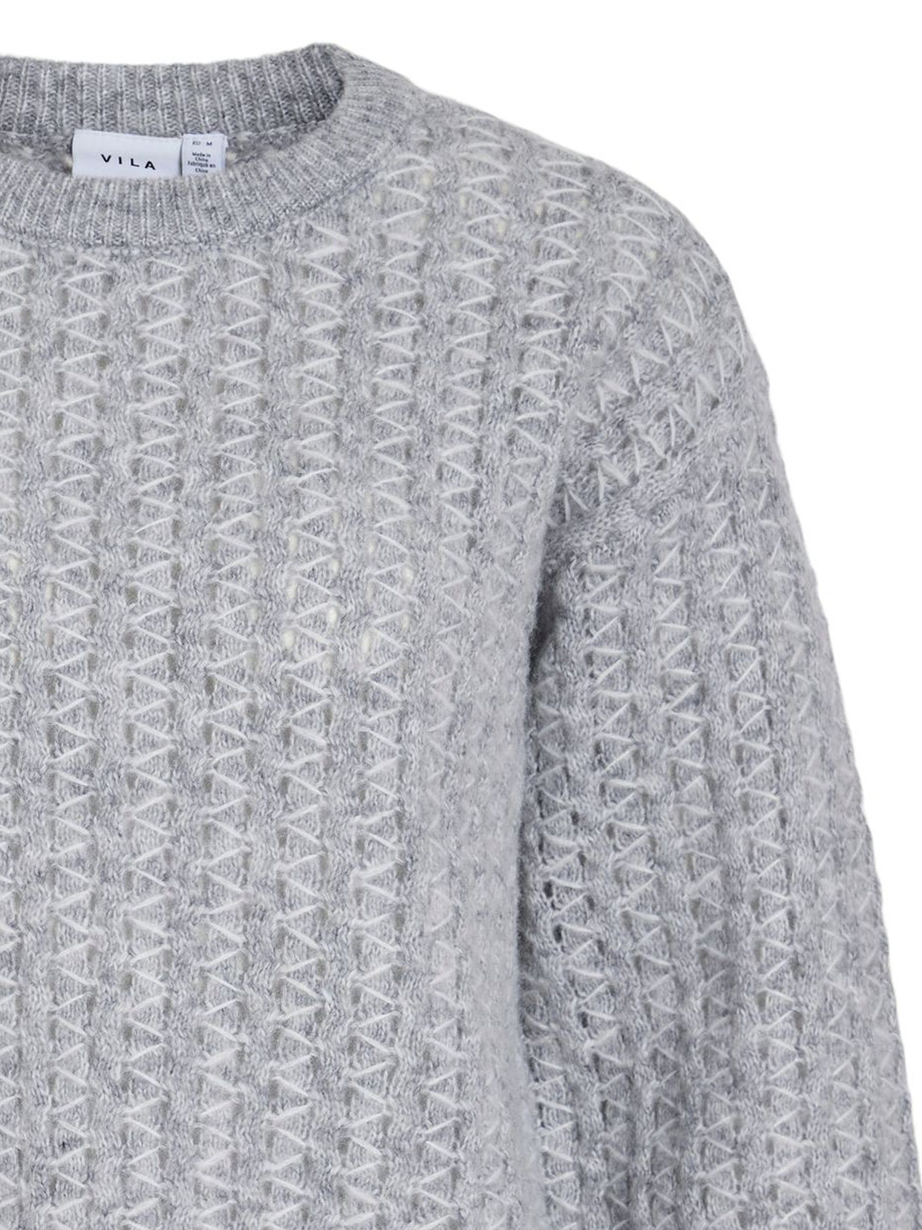 Vila Strickpullover Weich gestrickt, lässig geschnitten, stylisch (1-tlg) V günstig online kaufen