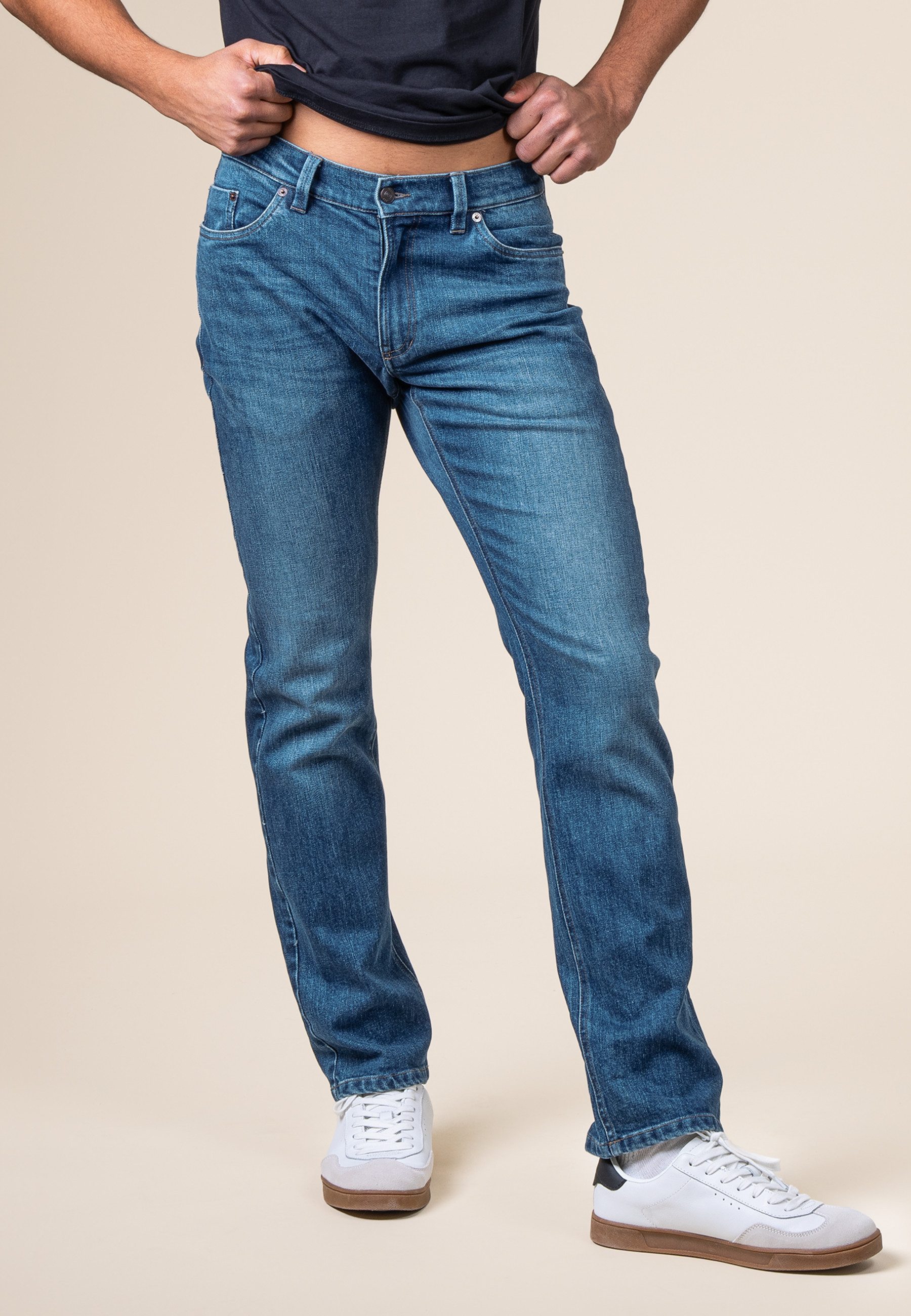 LIVING CRAFTS Bequeme Jeans TOSCO GOTS zertifiziert