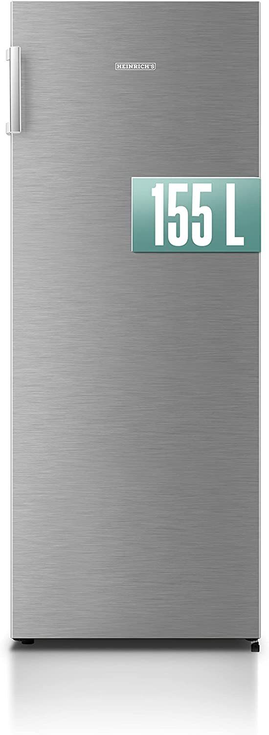Heinrich´s Gefrierschrank Freezer, No-Frost Schutz HGS 3092 SI, 144 cm hoch, 55 cm breit, Tiefkühlschrank