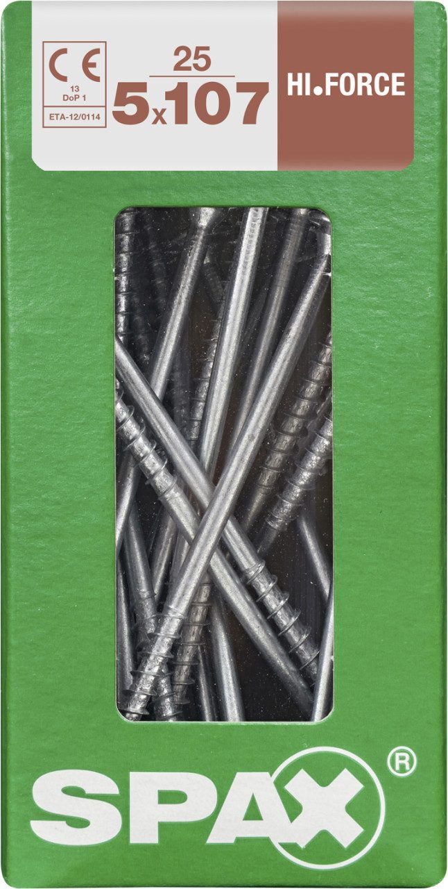 SPAX Holzbauschraube Spax Universalschrauben 5.0 x 107 mm TX 20 - 25
