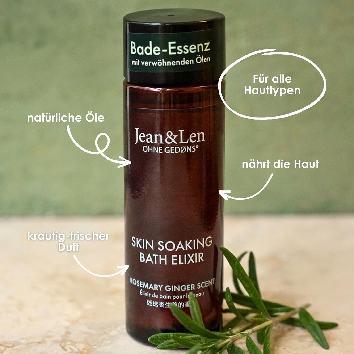 Jean & Len ohne Gedons* Badeöl Bath Elixir