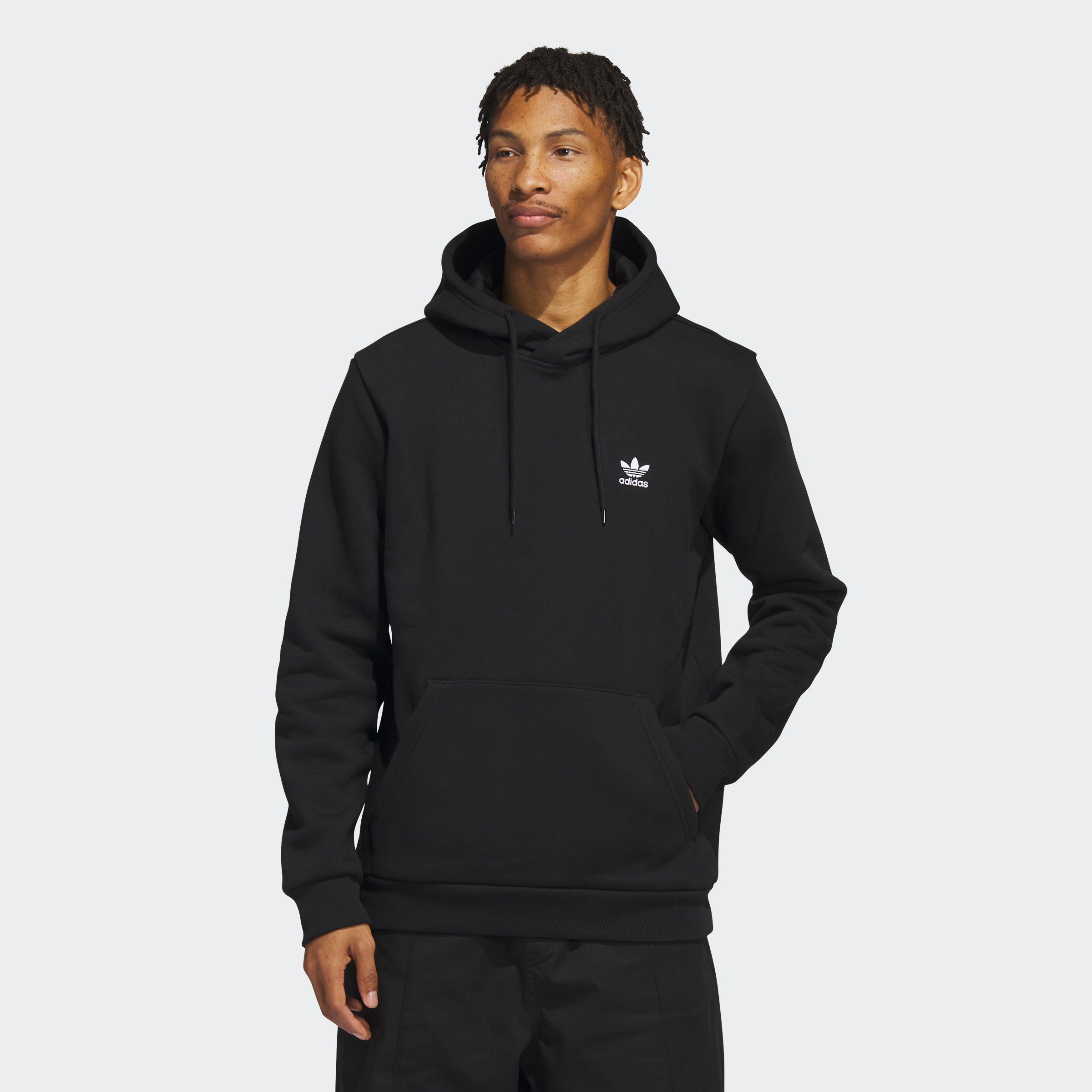 adidas Originals Kapuzensweatshirt TREFOIL ESSENTIALS Black HOODIE