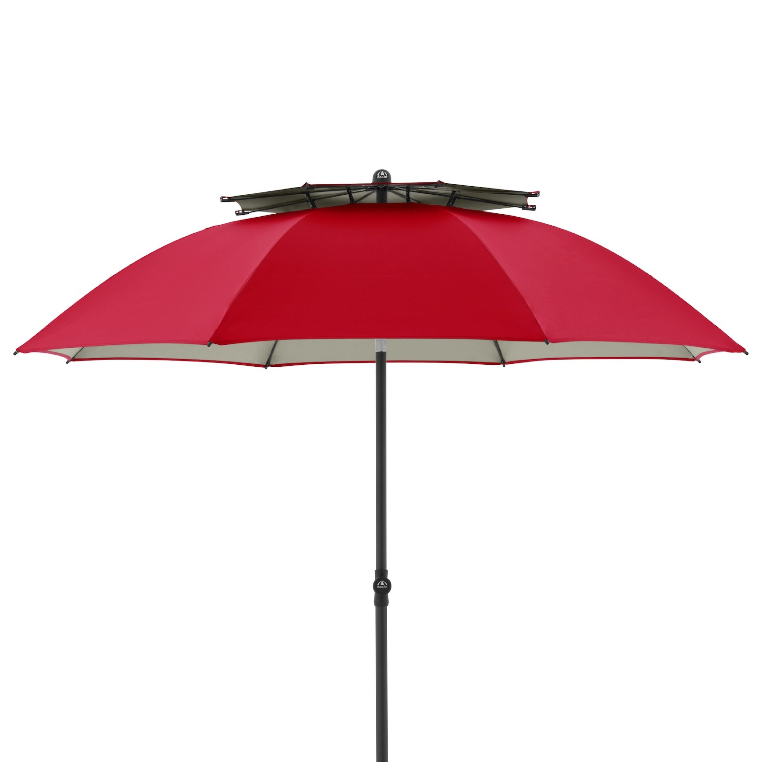 doppler® Sonnenschirm Doppler Windprofi 200 Manual ø 200 cm rund Sonnenschirm 3 Farben