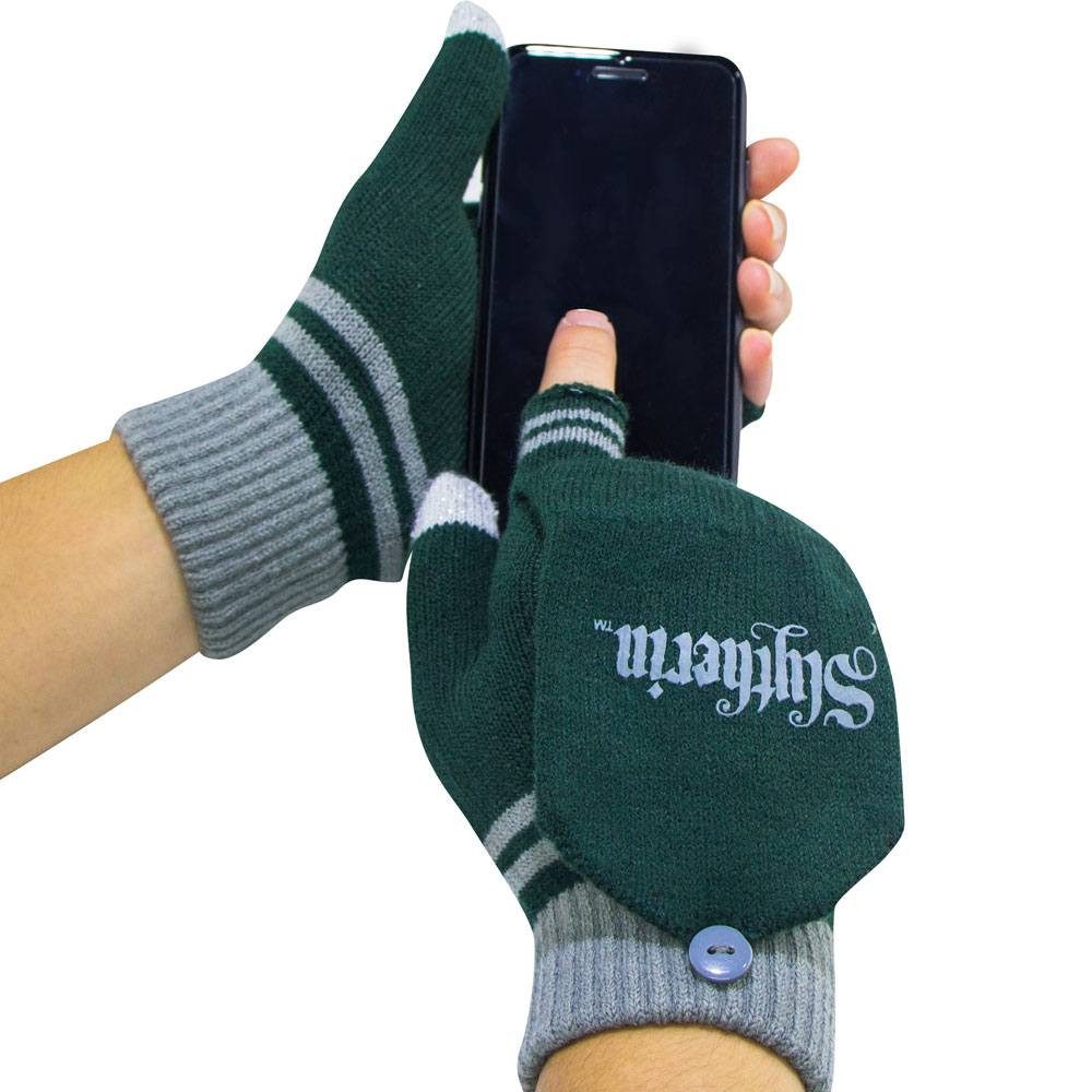Cinereplicas Baumwollhandschuhe Harry Potter Handschuhe (Fingerlos) Slytherin