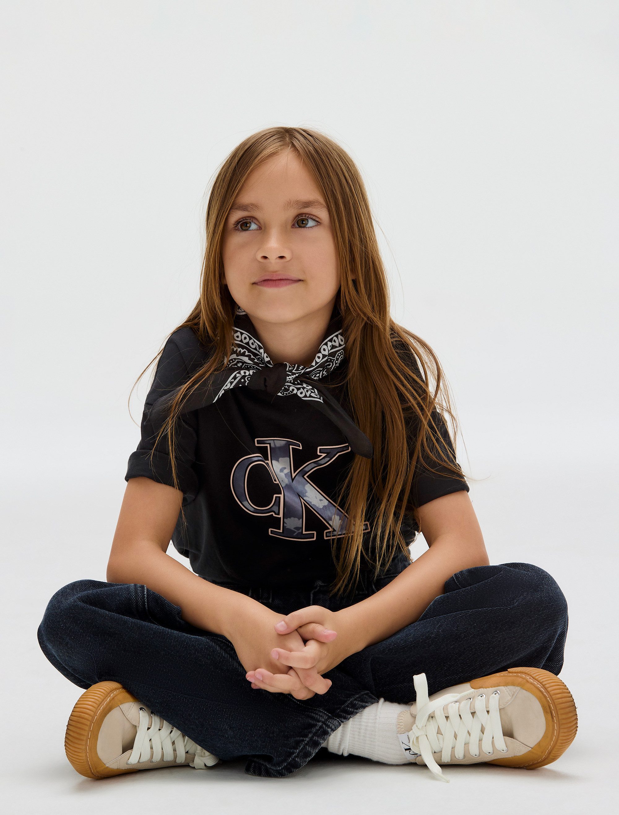 Calvin Klein Jeans T-Shirt FILED IN MONOLOGO TEE für Kinder bis 16 Jahre, cooler Logo-Druck