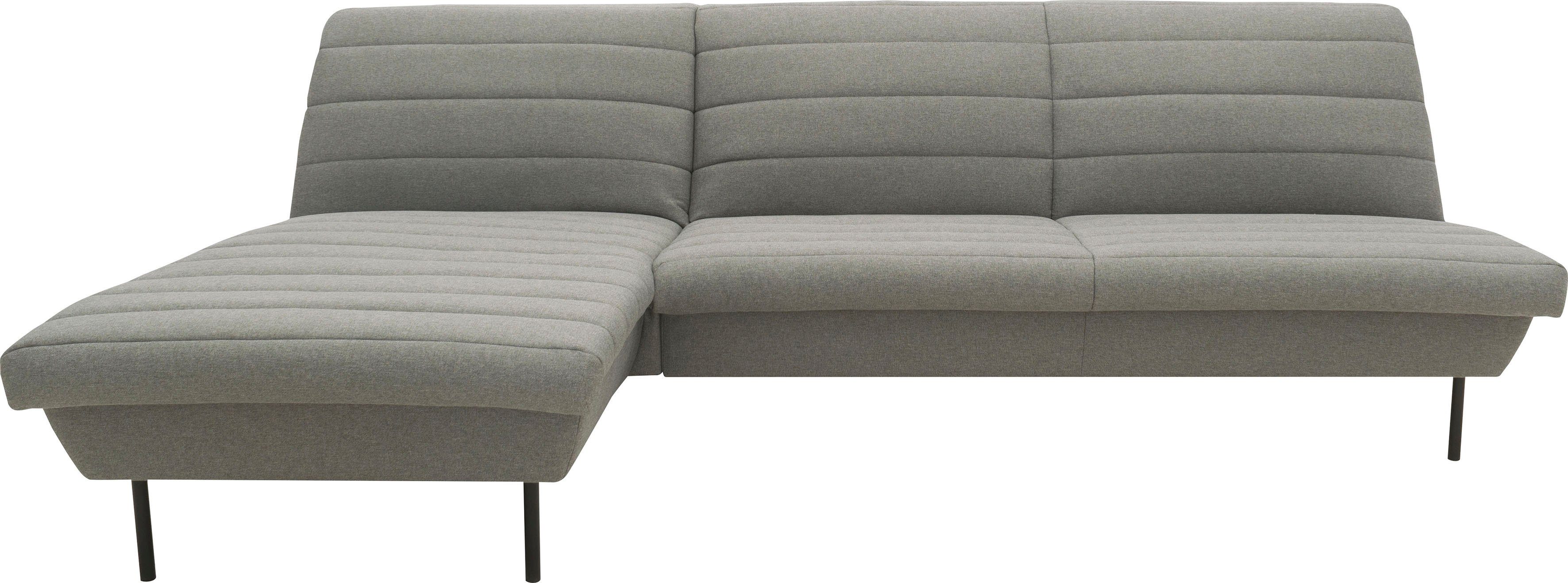LOOKS by Wolfgang Joop Ecksofa LOOKS IX L-Form, Quersteppung, ohne Armlehnen