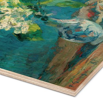 Posterlounge Holzbild Paul Gauguin, Lilien, Malerei